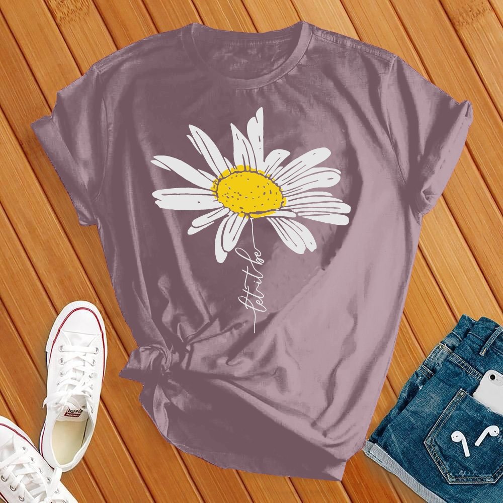 Let it be flower Tee - Love Tees