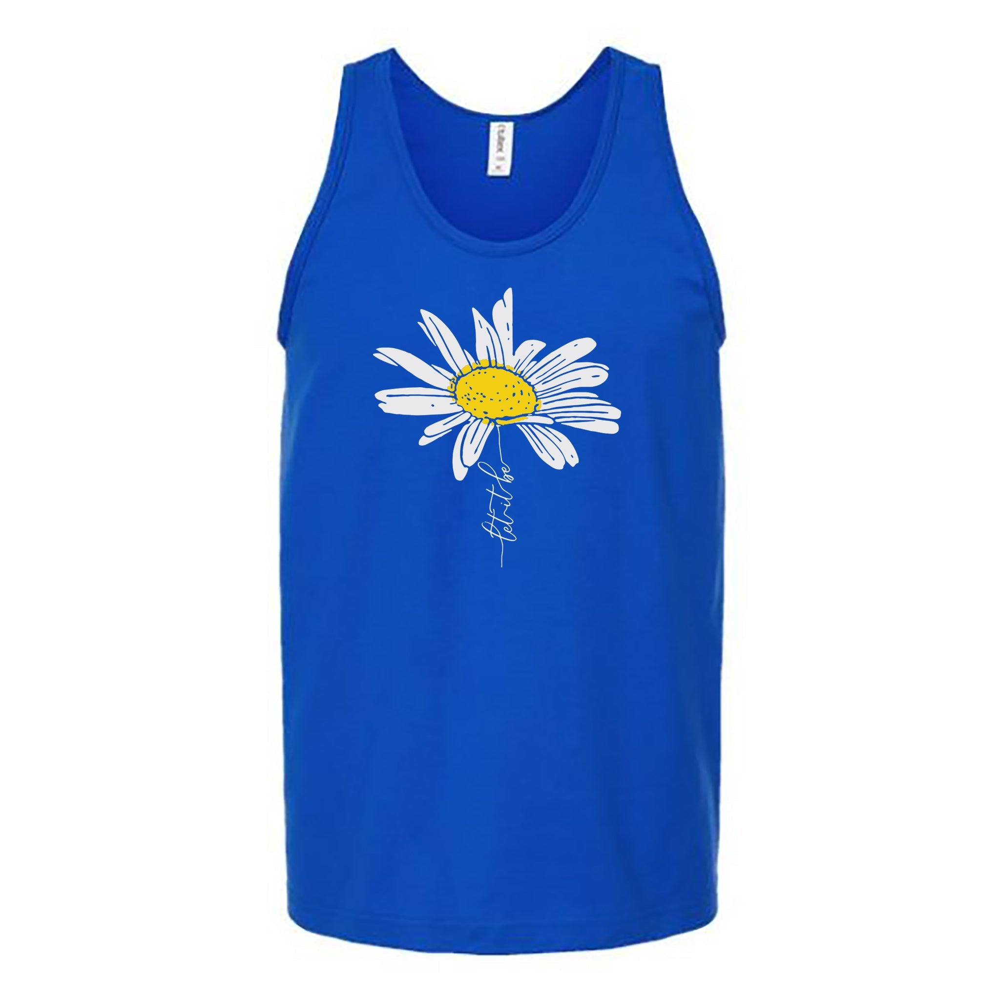 Let it be flower Unisex Tank Top - Love Tees