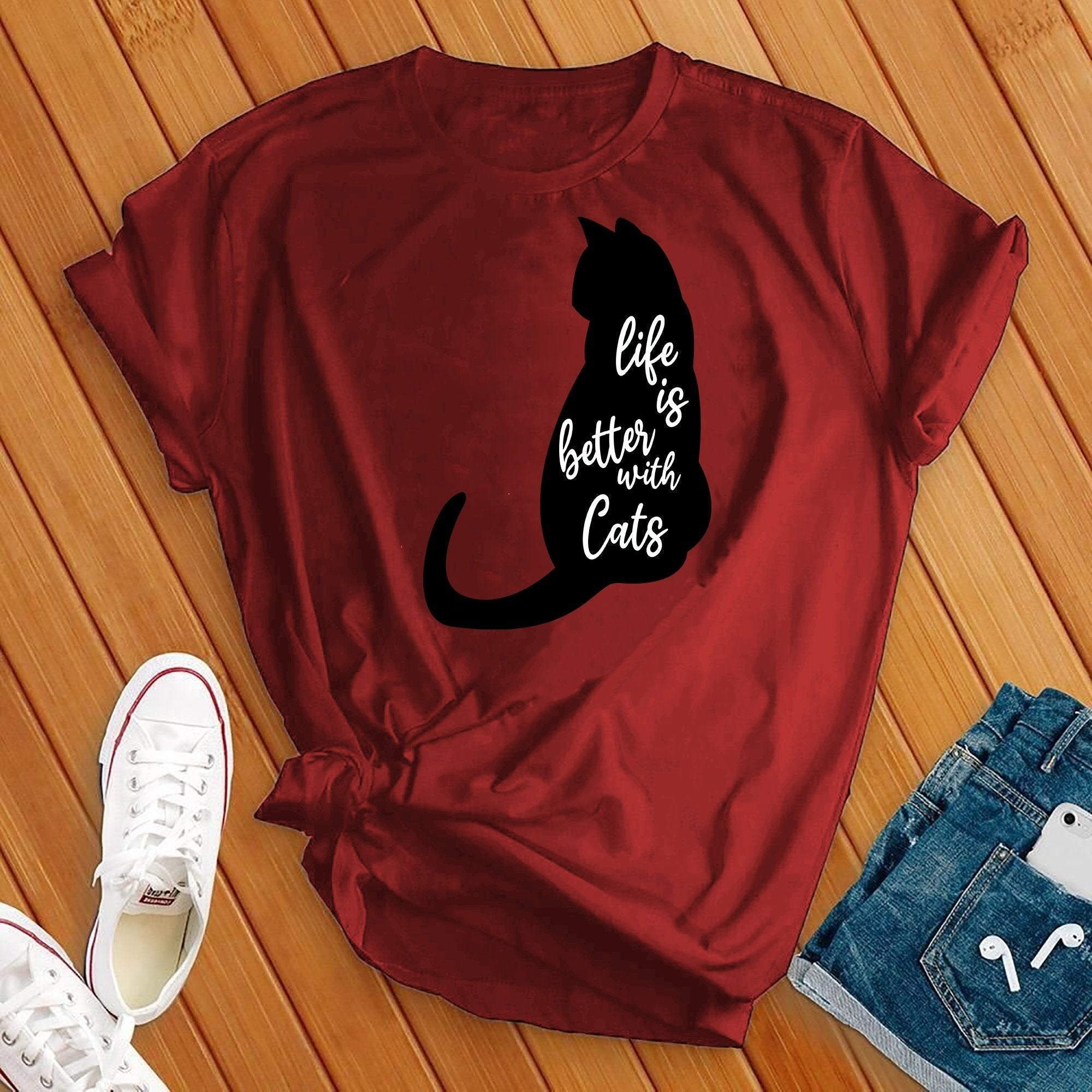 Life Is Better With Cats Tee - Love Tees