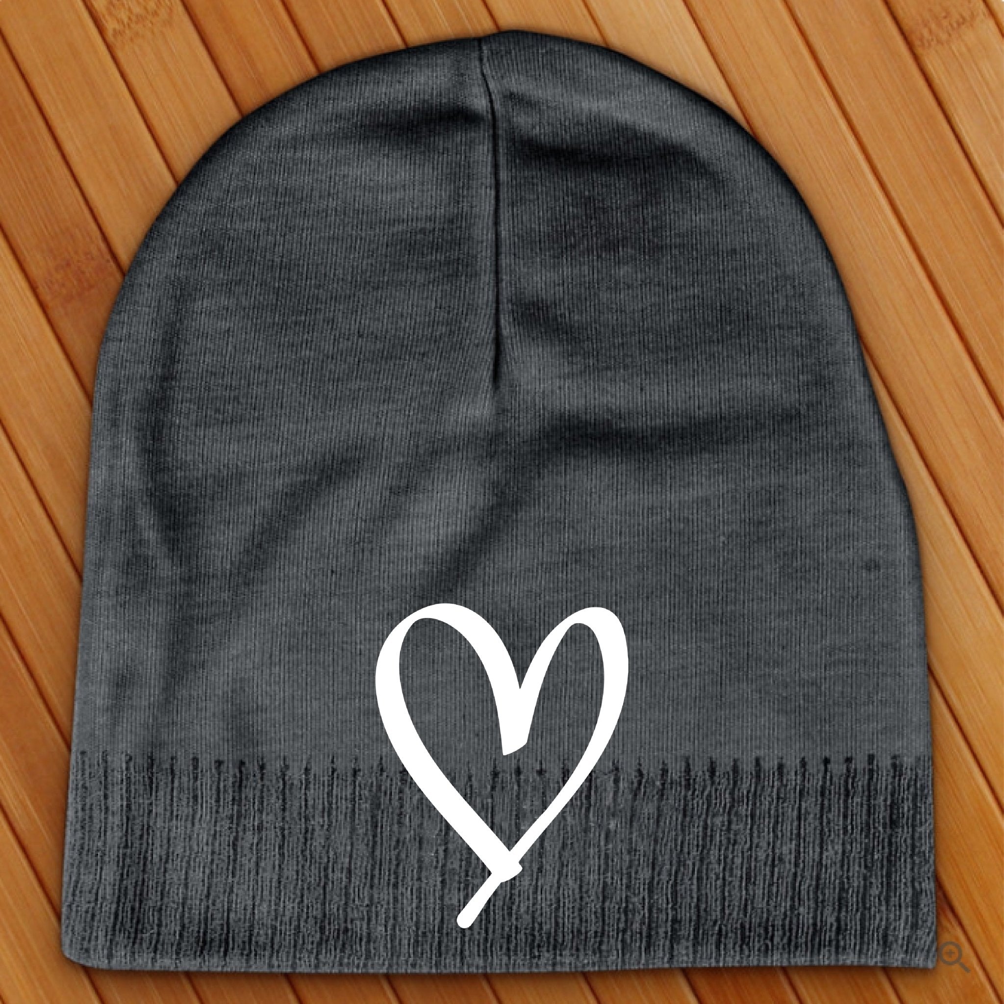 Love Heart Beanie - Love Tees