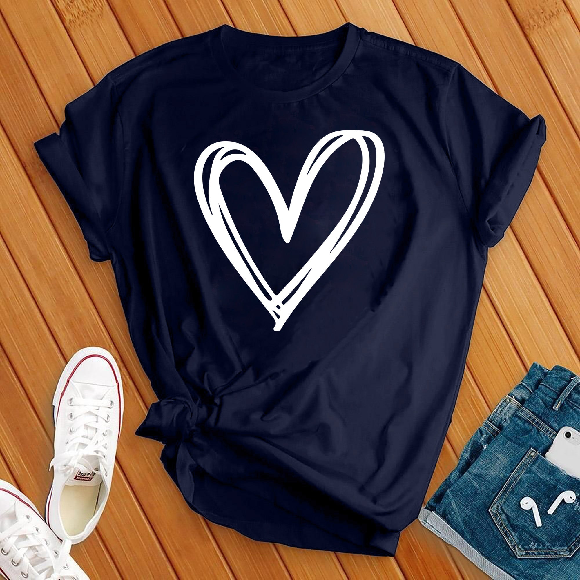 Love Heart Tee - Love Tees