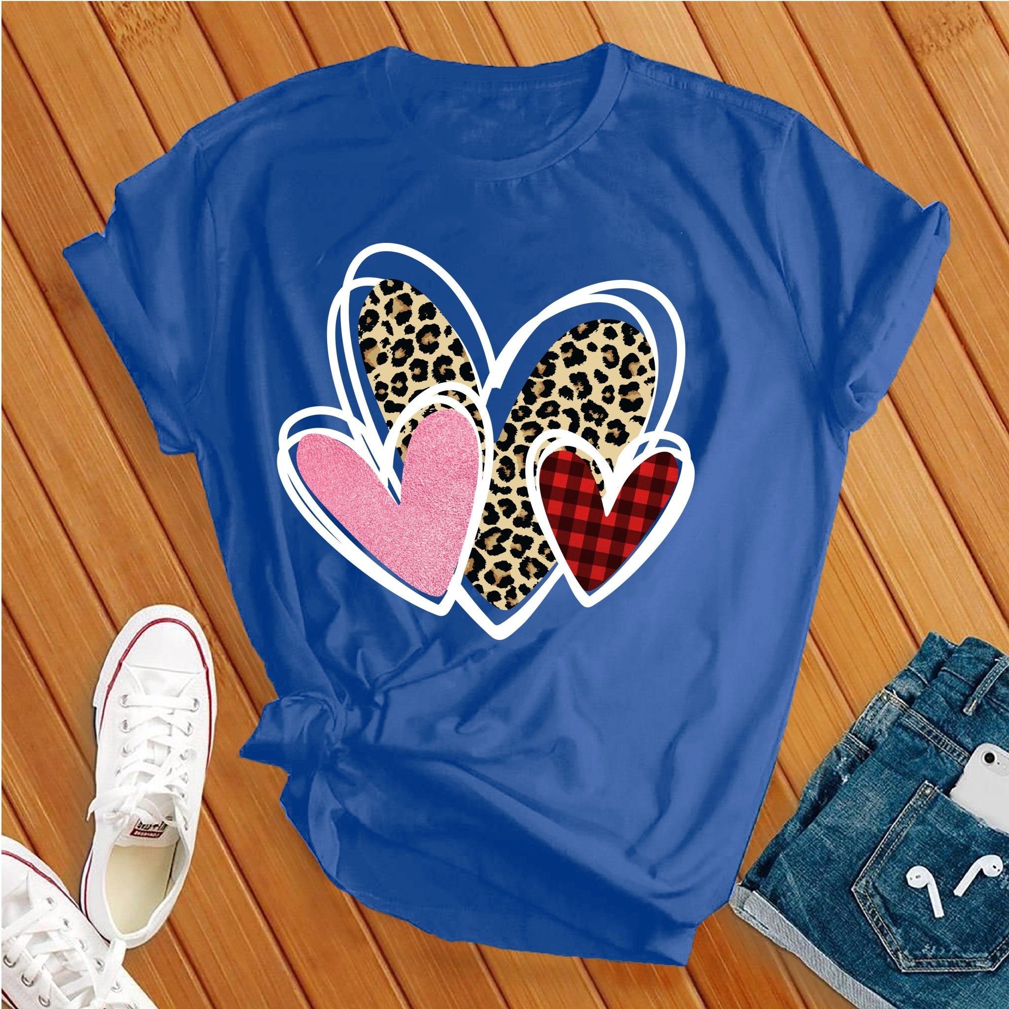 Lovely Valentines Hearts Tee - Love Tees