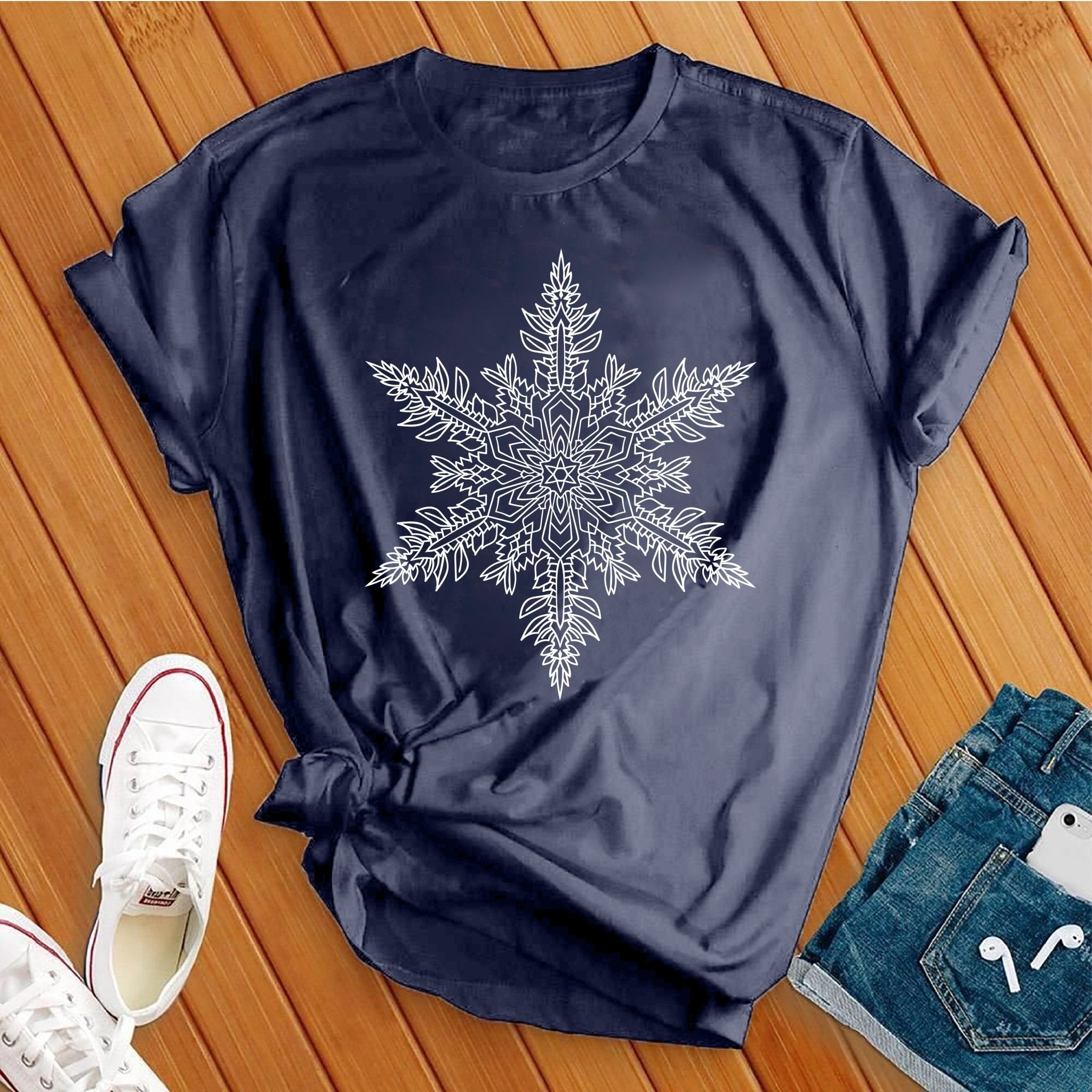 Mandala Snowflake Tee - Love Tees