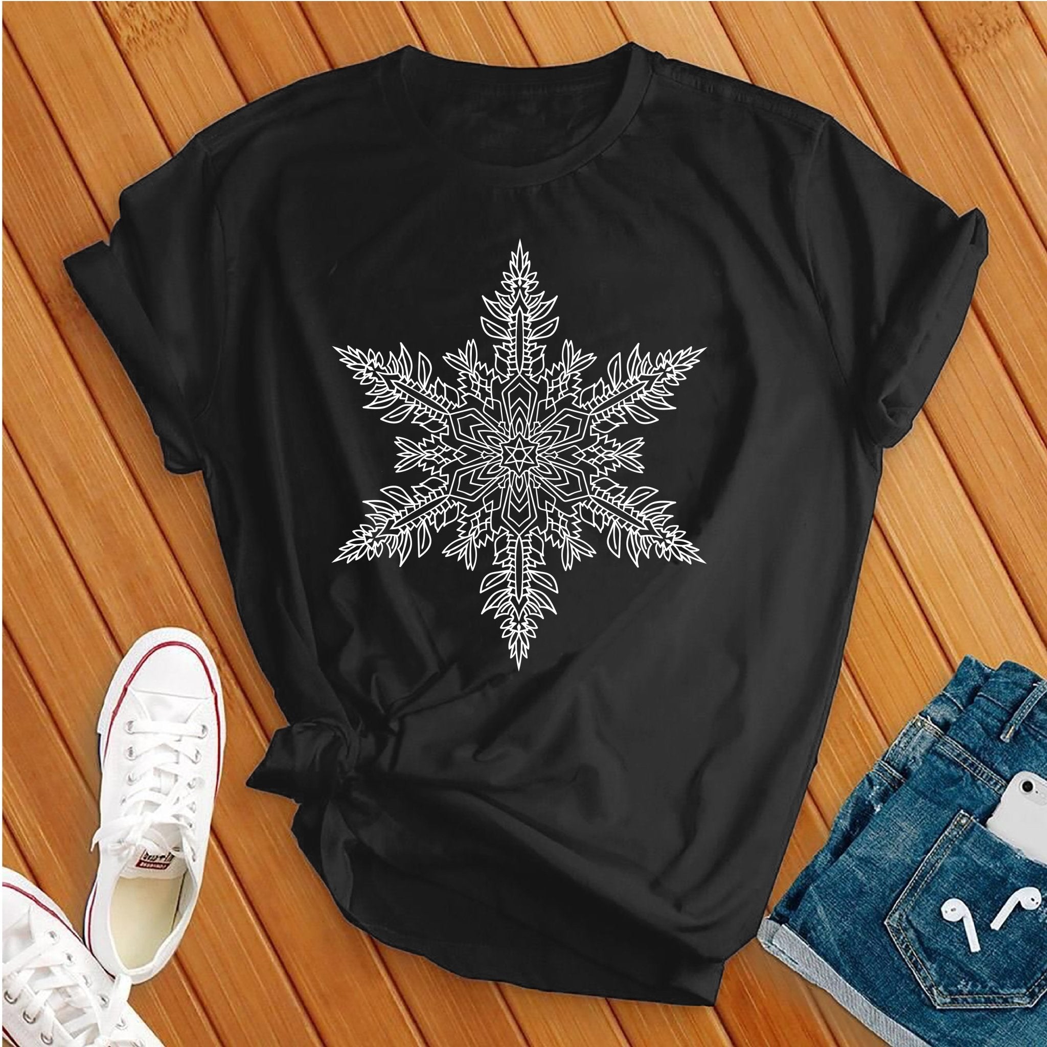 Mandala Snowflake Tee - Love Tees