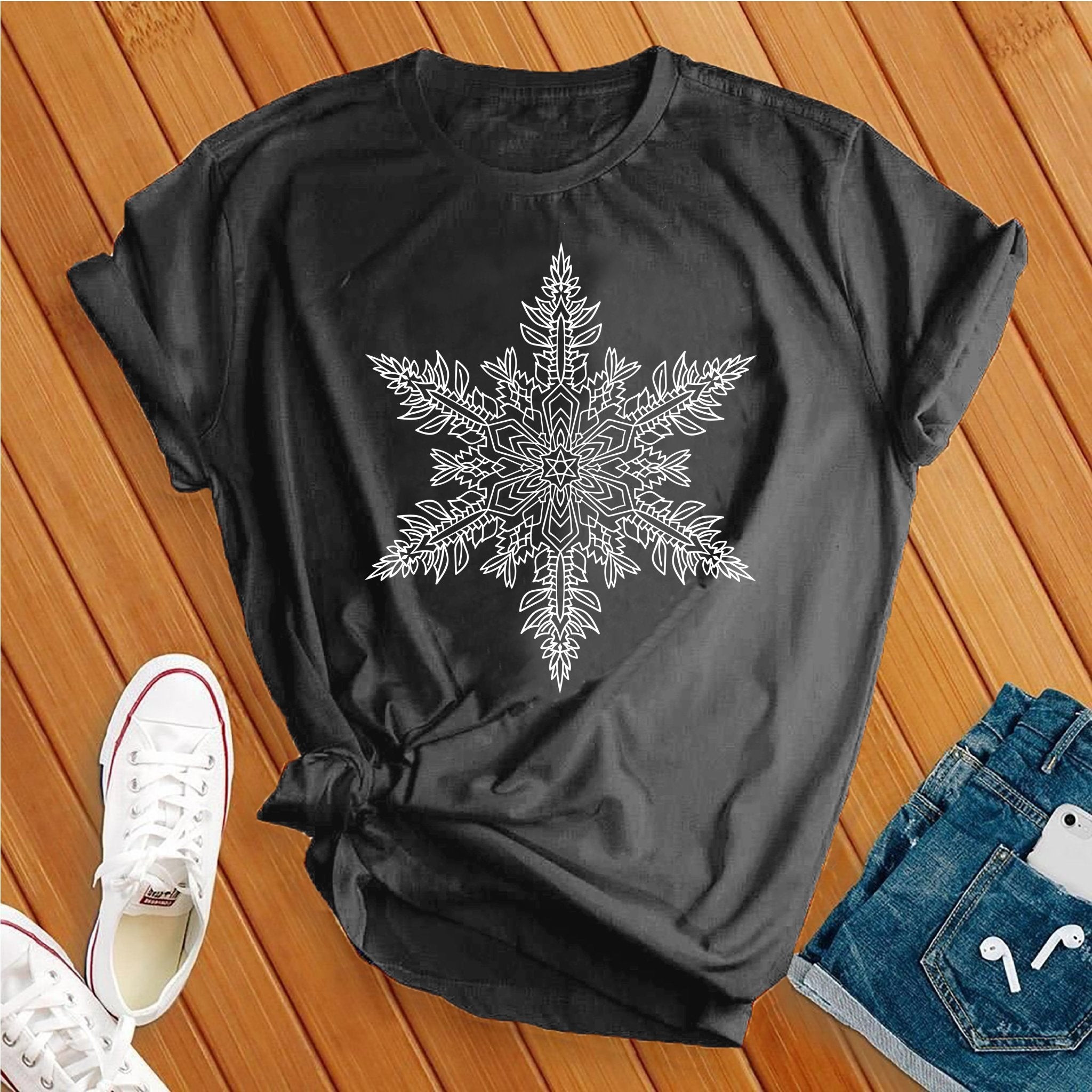 Mandala Snowflake Tee - Love Tees