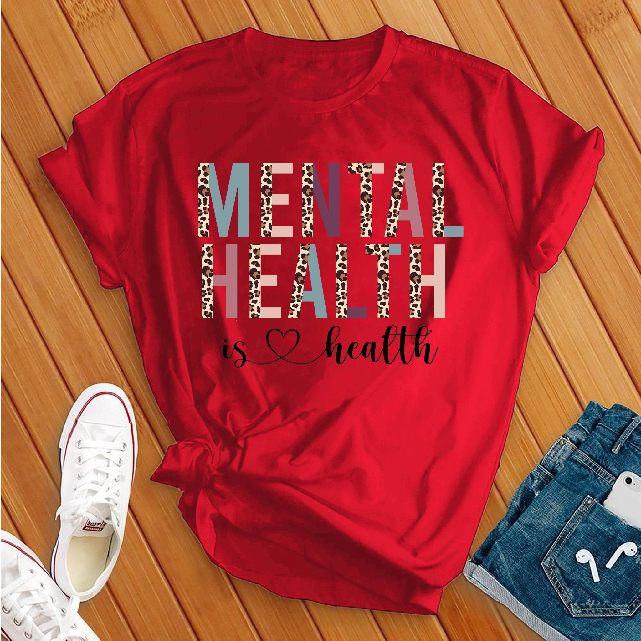 Mental Health Matters Leopard Tee - Love Tees