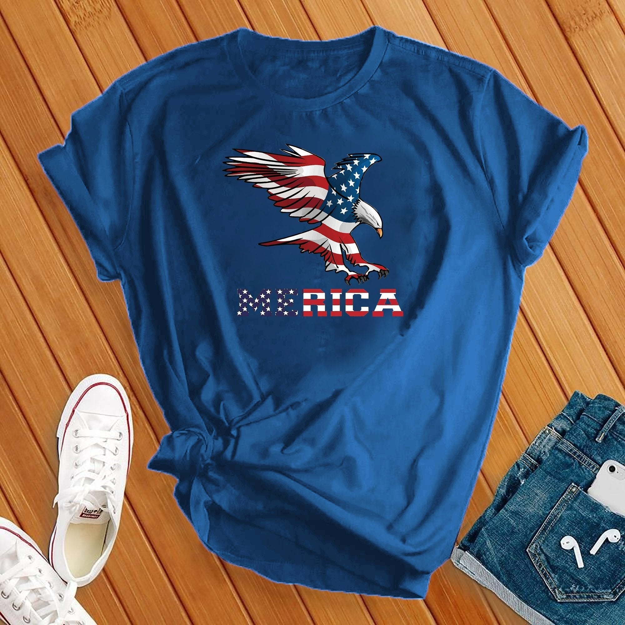 Merica Eagle 4th Of July Tee - Love Tees