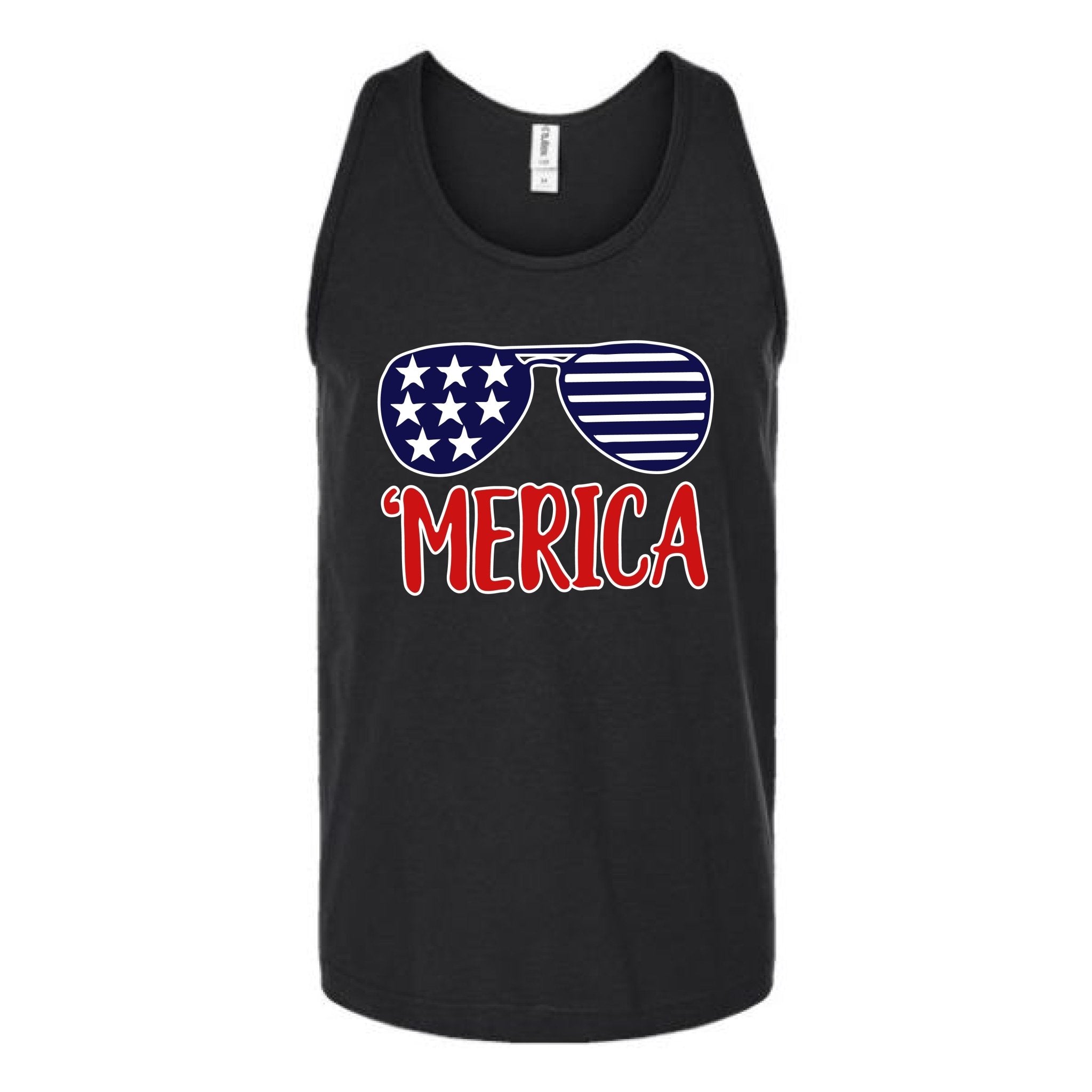 Merica Sunglasses Unisex Tank Top - Love Tees