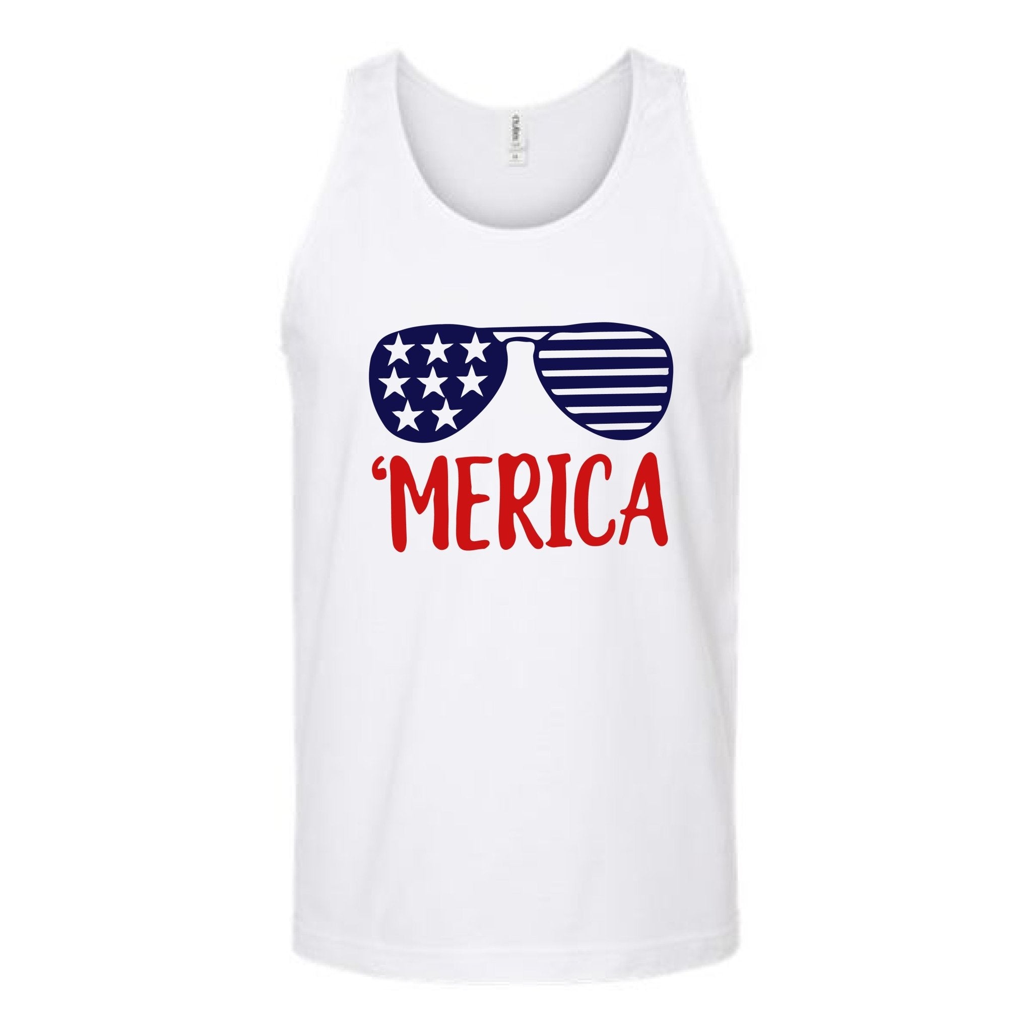 Merica Sunglasses Unisex Tank Top - Love Tees