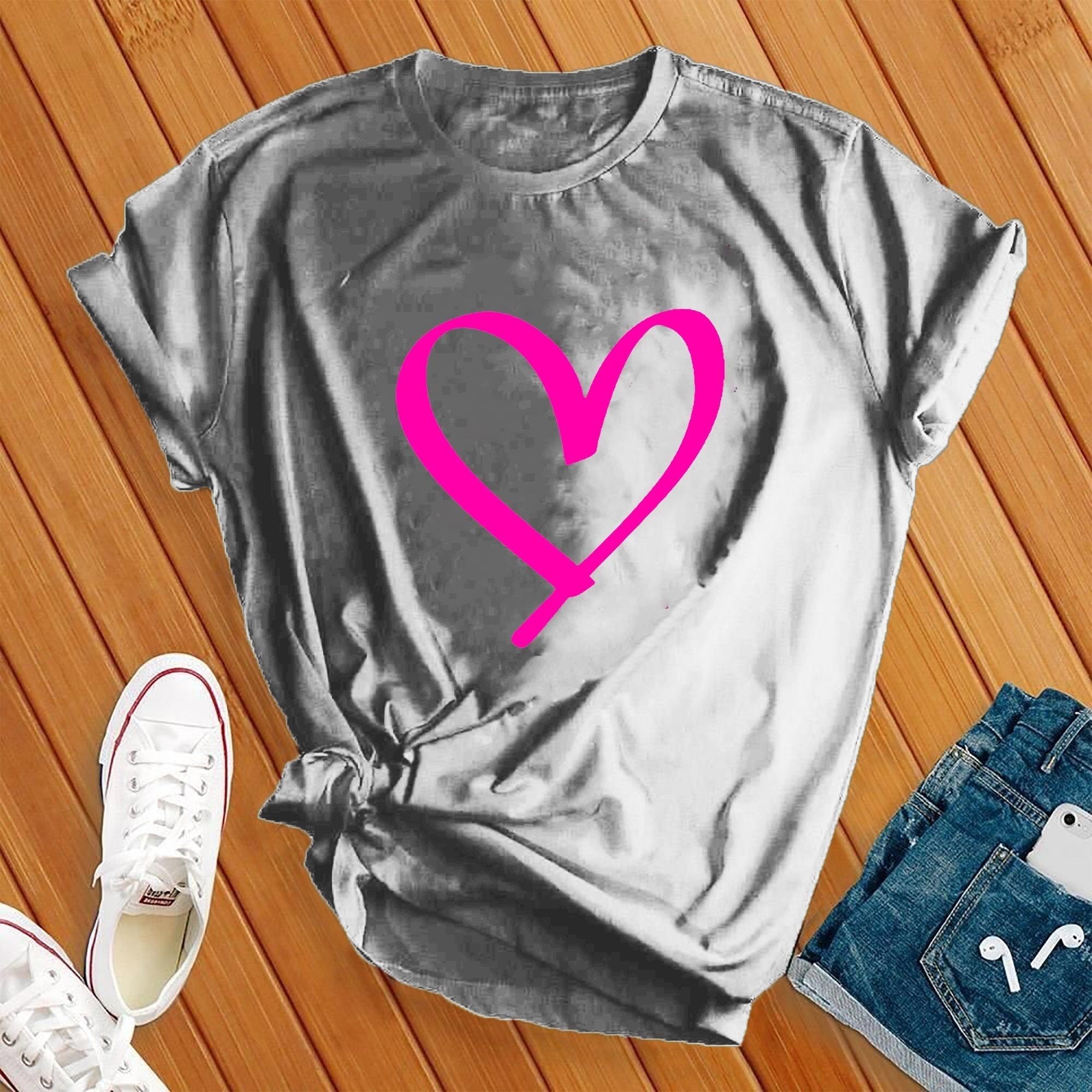 Neon Heart Tee - Love Tees