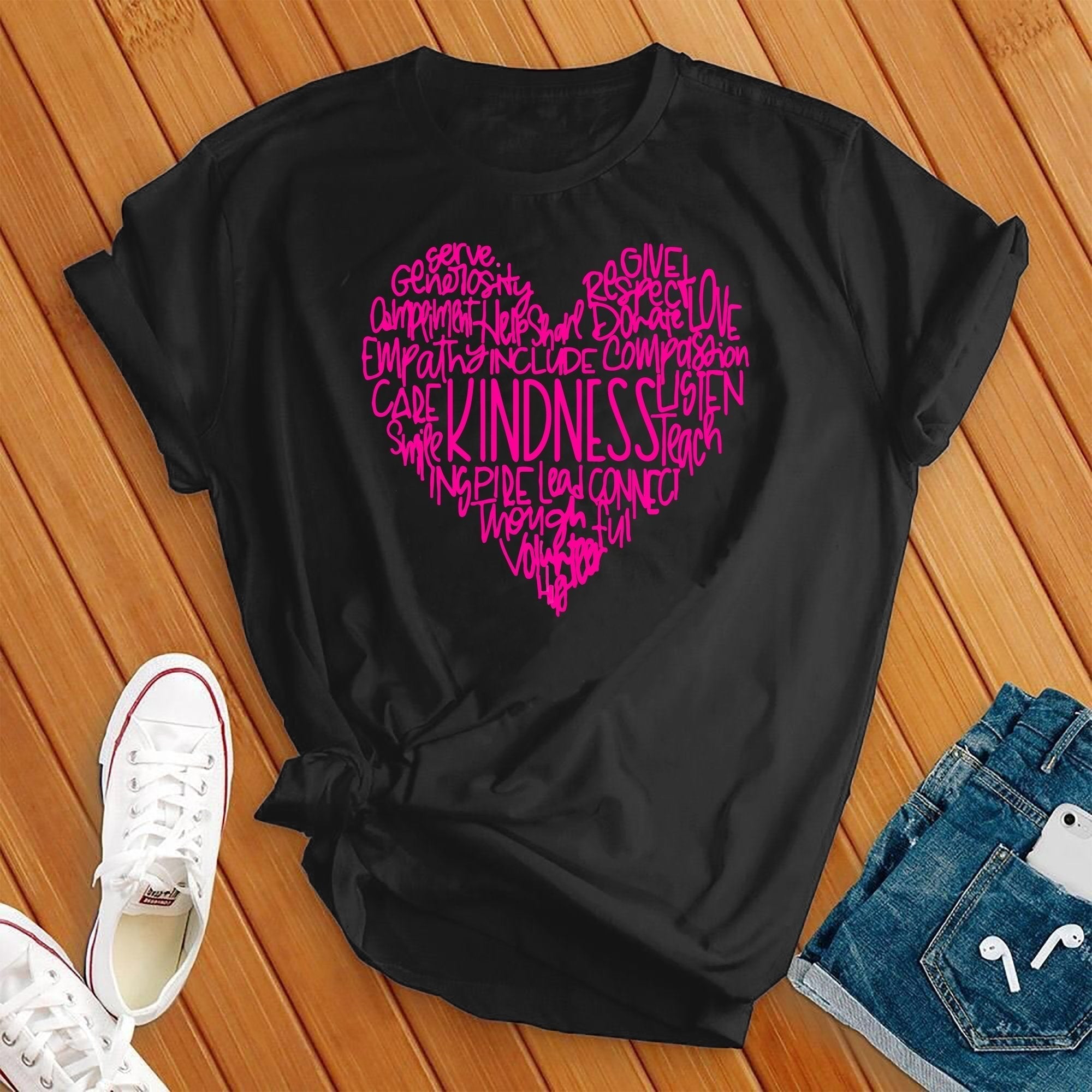 Neon Kindness Encouragement Tee - Love Tees