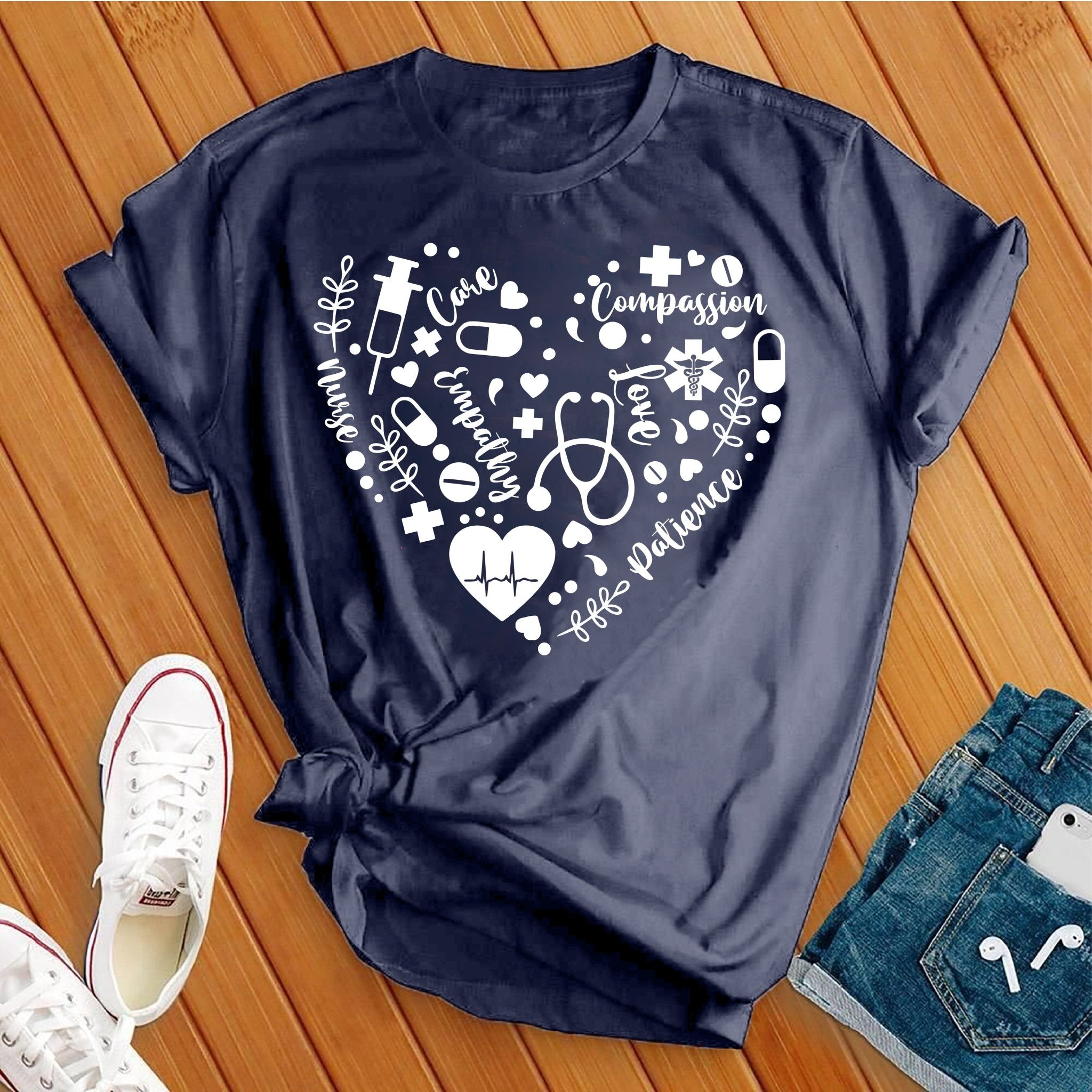 Nurse Heart Appreciation Tee - Love Tees