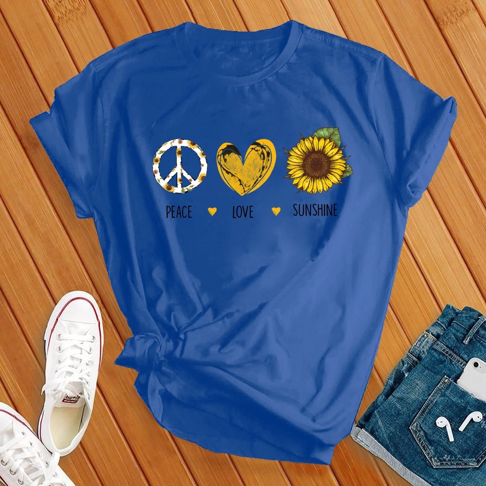 Peace Love Sunshine Tee - Love Tees