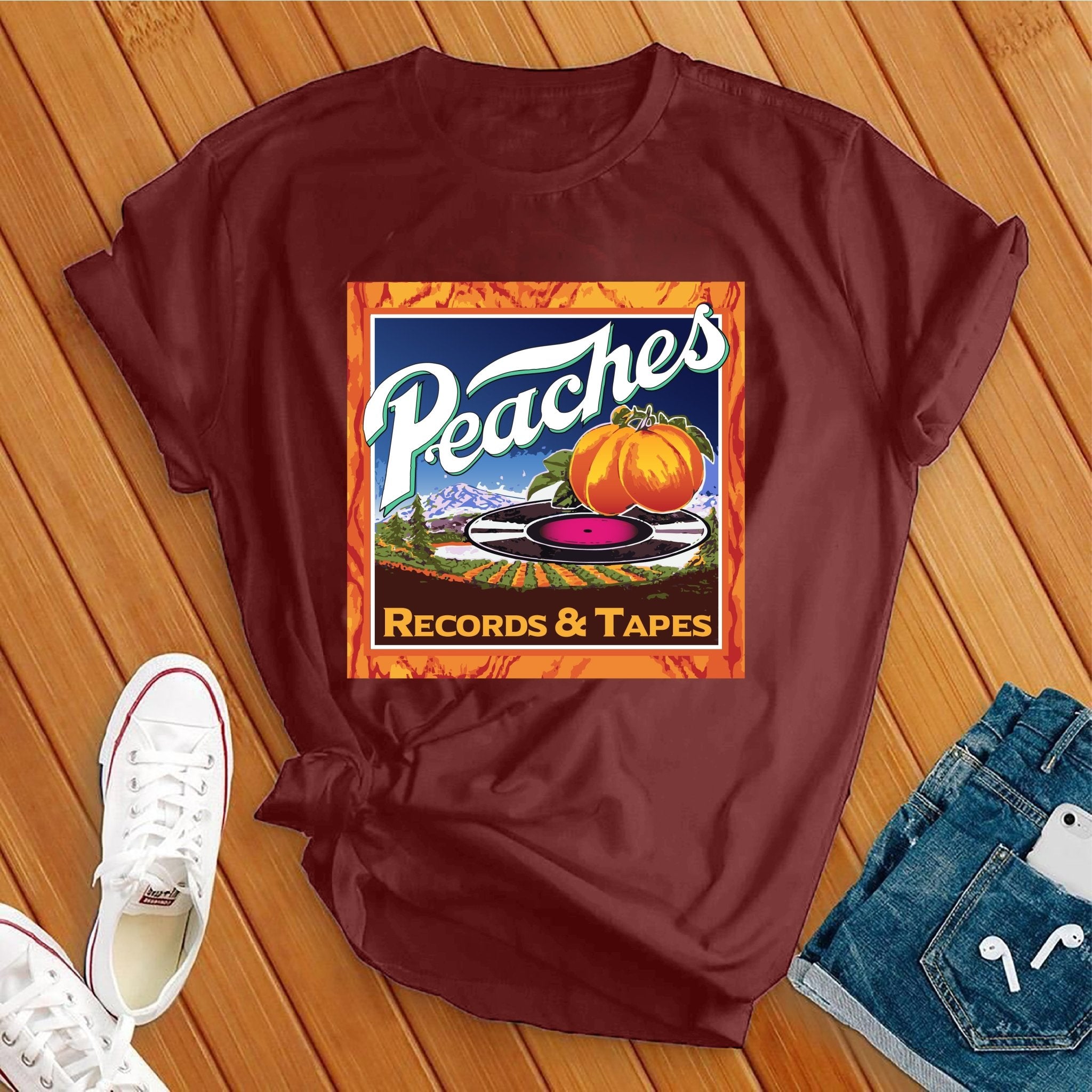 Peaches Record Tee - Love Tees