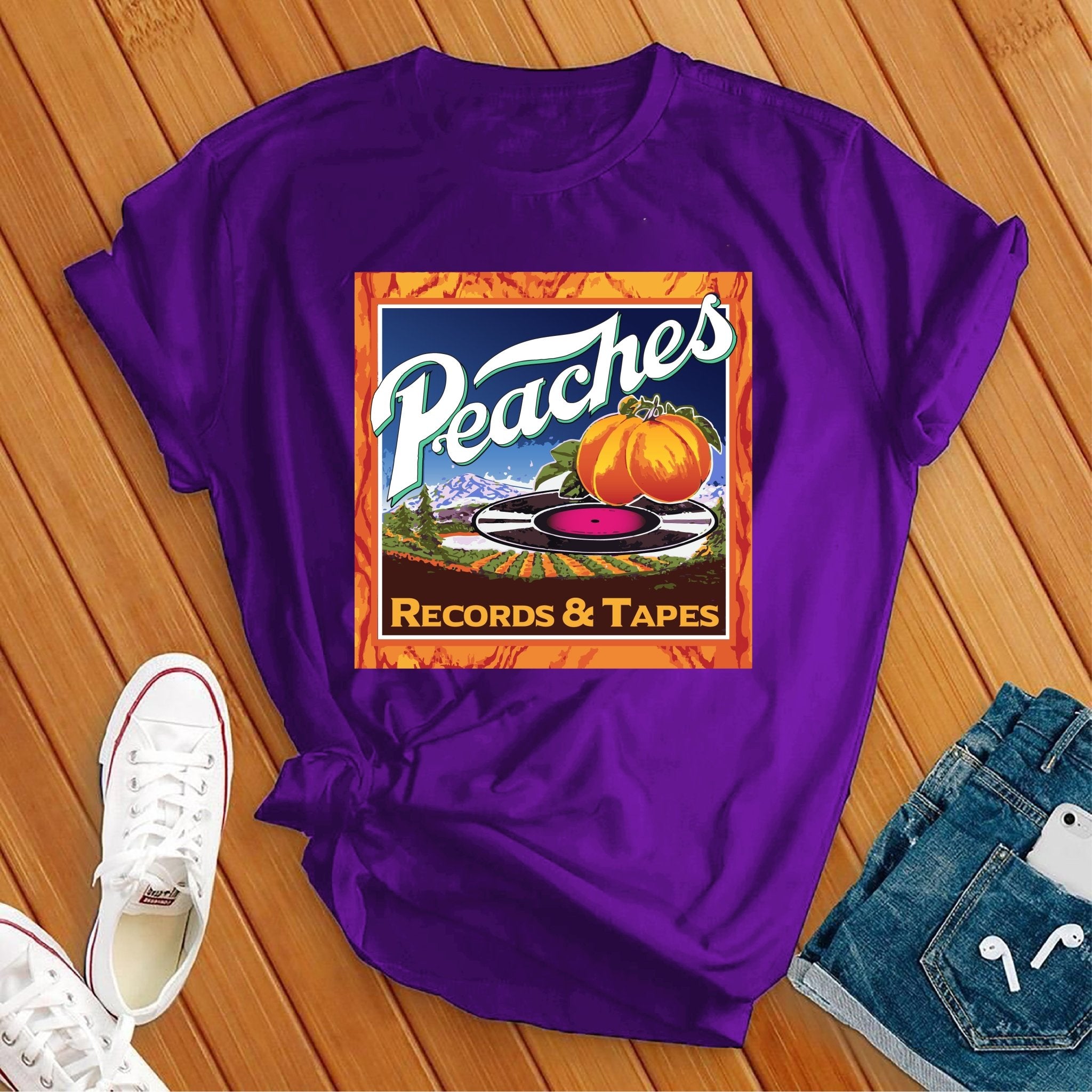 Peaches Record Tee - Love Tees