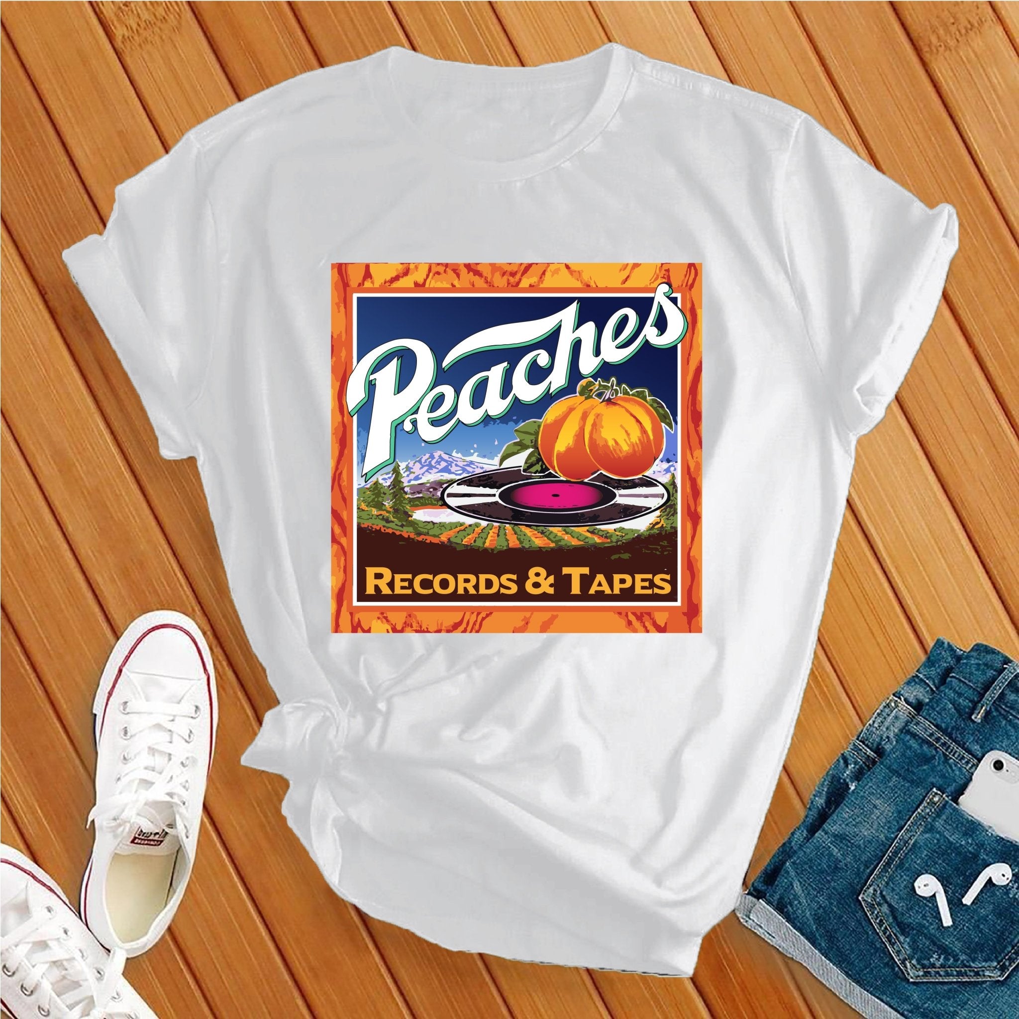 Peaches Record Tee - Love Tees