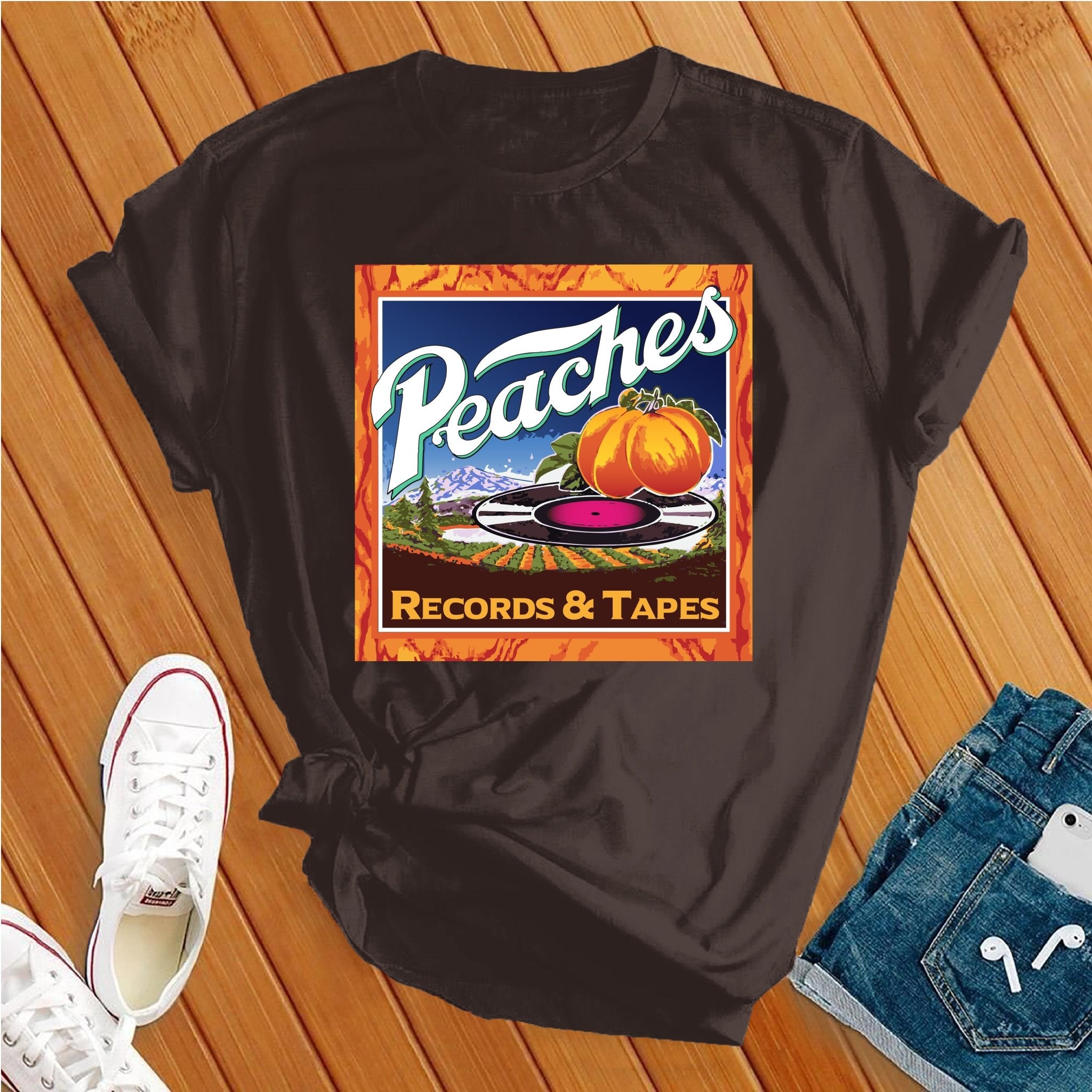 Peaches Record Tee - Love Tees