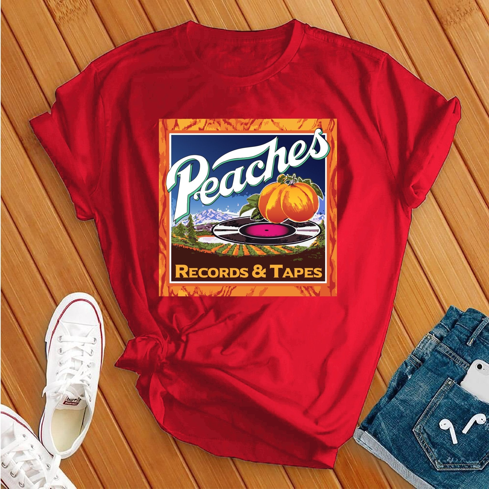 Peaches Record Tee - Love Tees