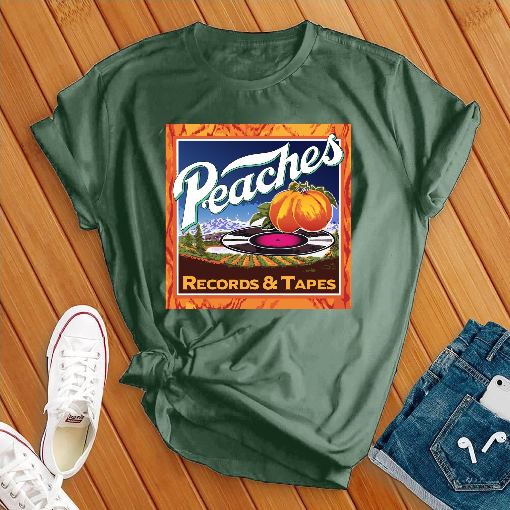 Peaches Record Tee - Love Tees