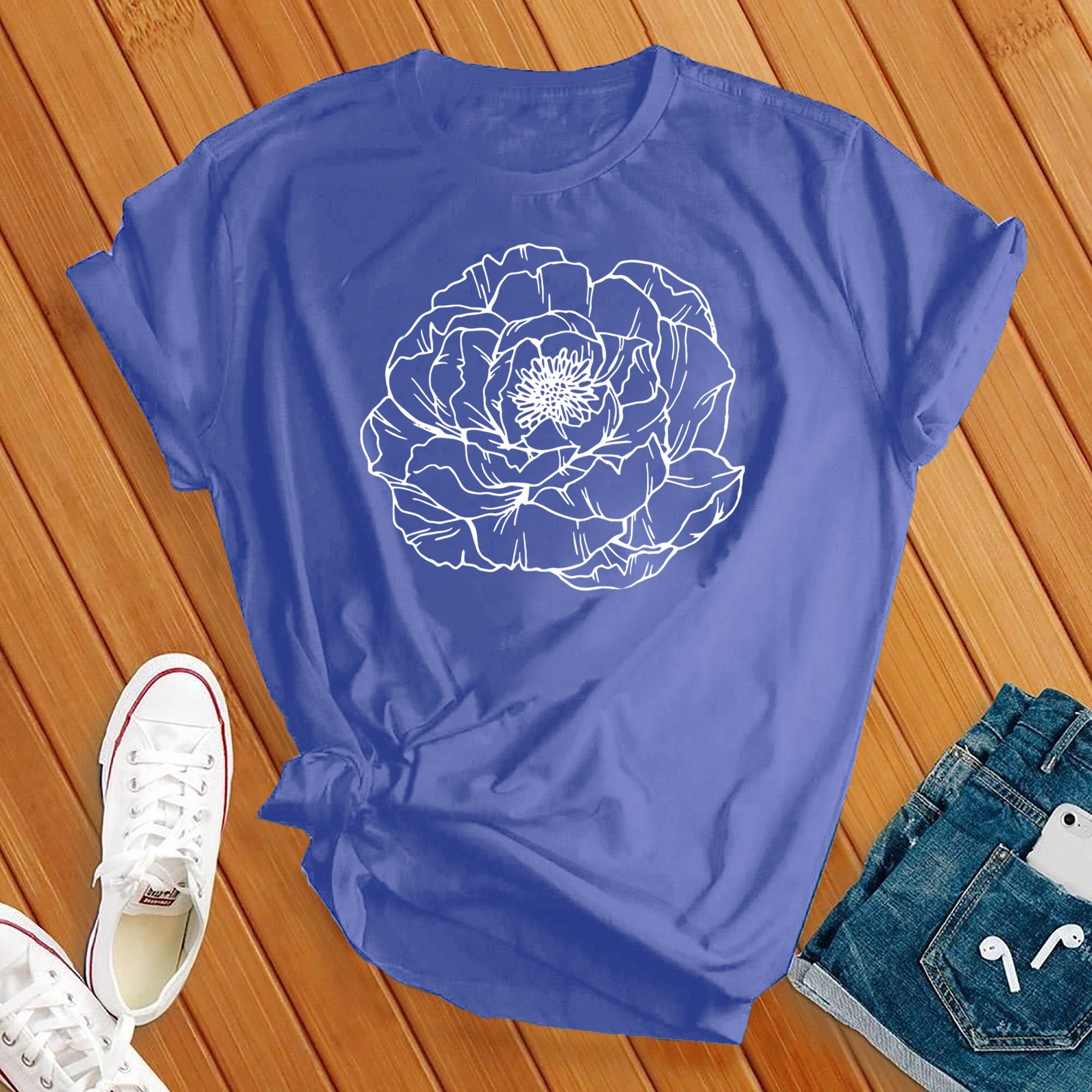 Peony Flower Tee - Love Tees