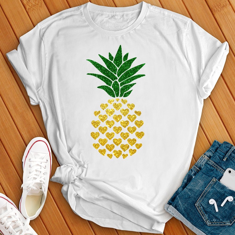 Pineapple Hearts Tee - Love Tees