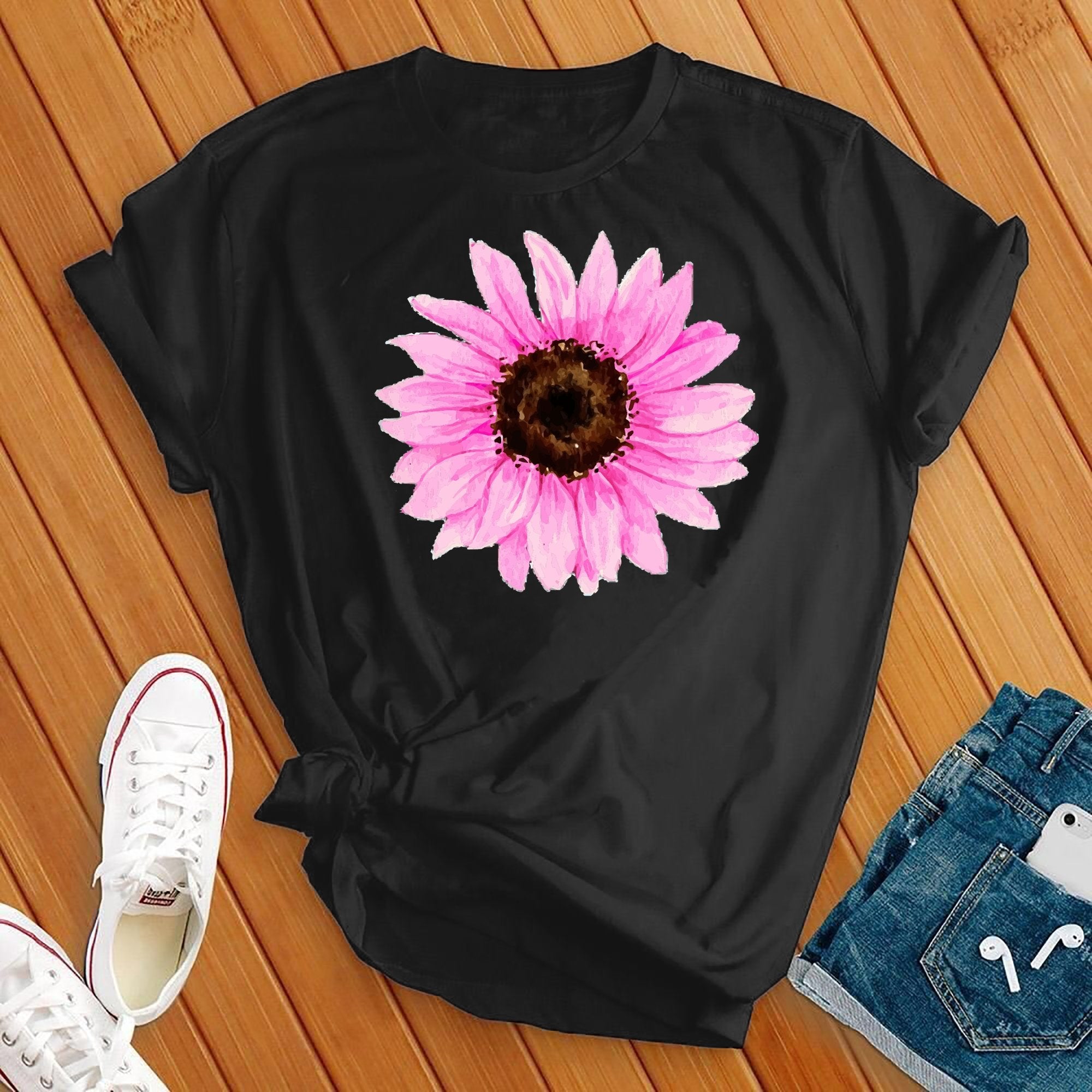 Pink Sunflower Tee - Love Tees