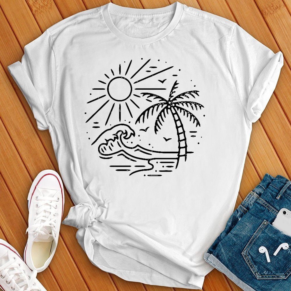 Retro Beach Tee - Love Tees