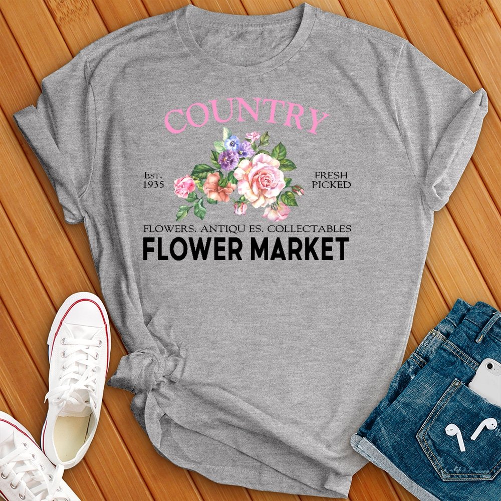 Retro Flower Market Tee - Love Tees