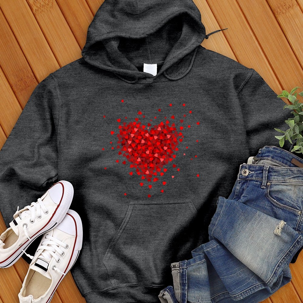 Rose Pedal Heart Sweatshirt - Love Tees