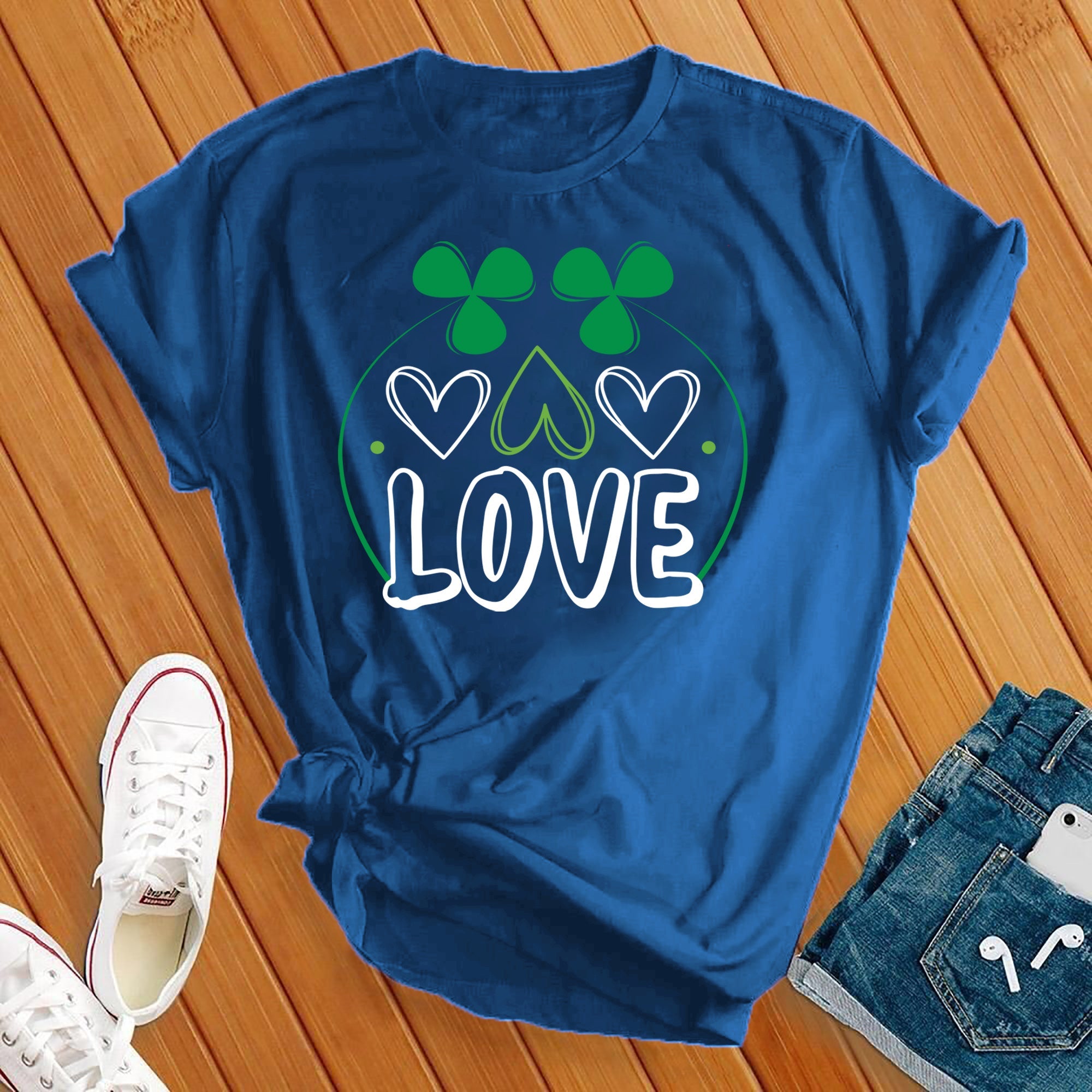 Saint Patrick's Day Love Luck Tee - Love Tees