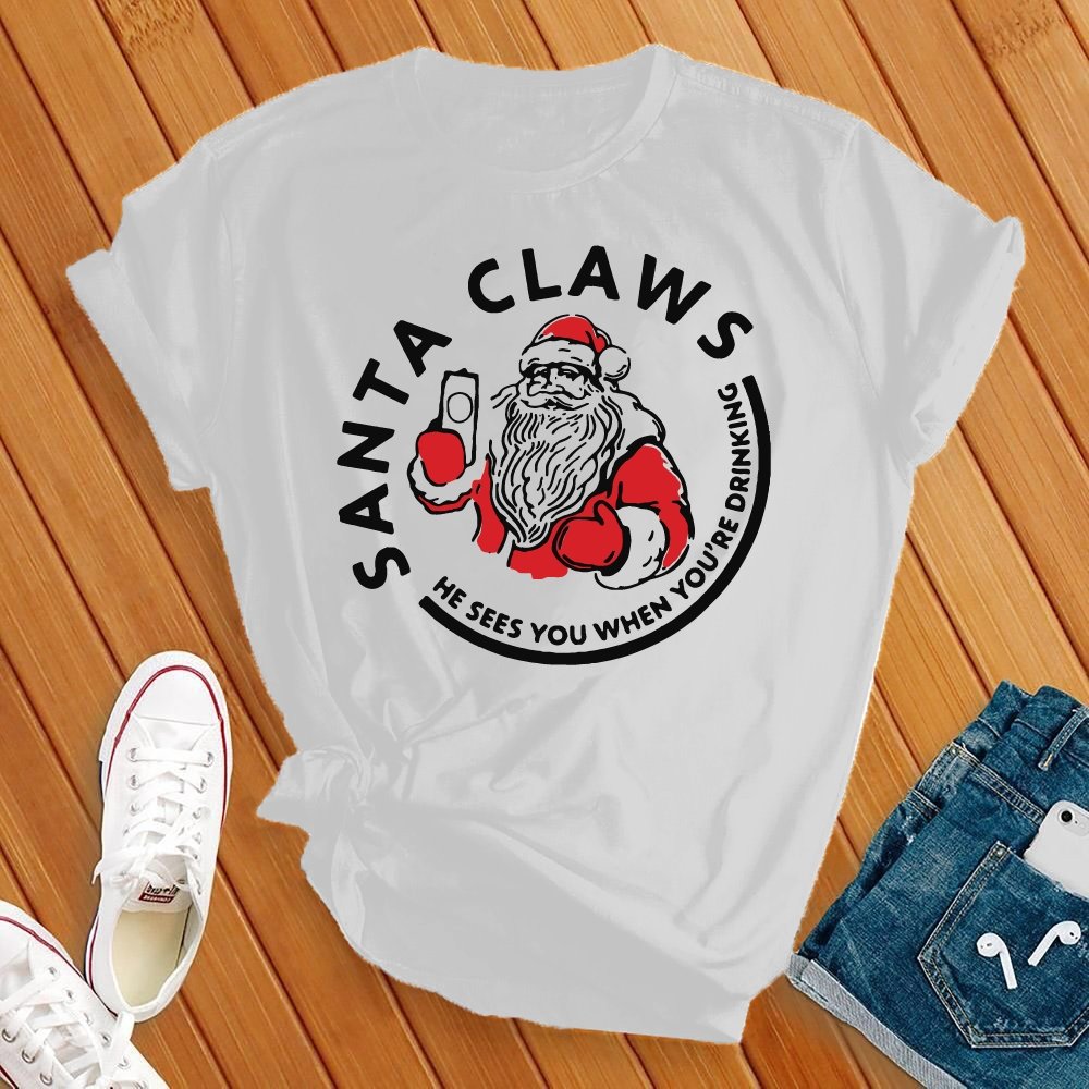 Santa Claws This Christmas T-shirt - Love Tees