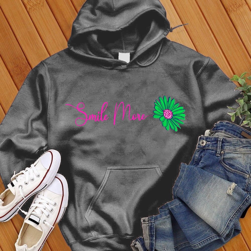 Smile More Daisy Sweatshirt - Love Tees