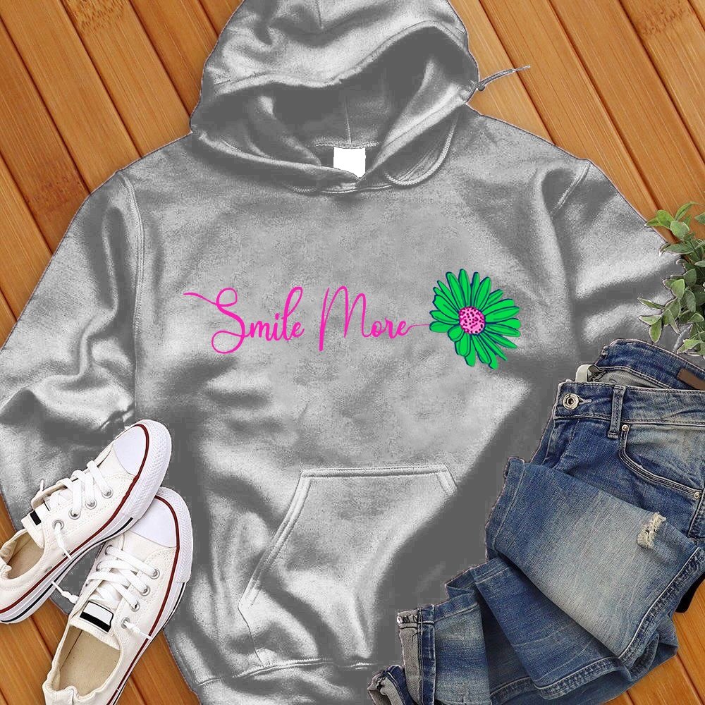 Smile More Daisy Sweatshirt - Love Tees