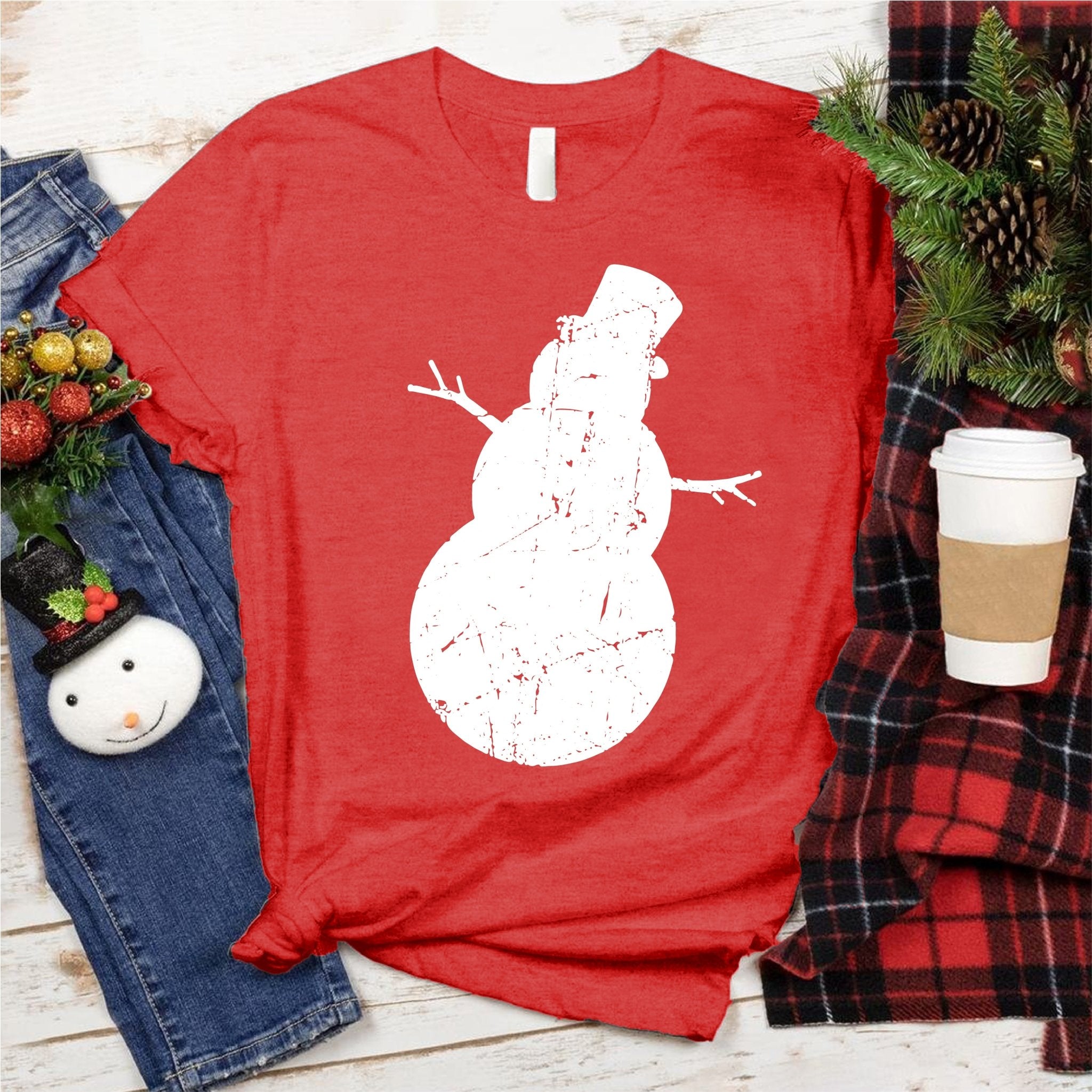 Snowman Tee - Love Tees