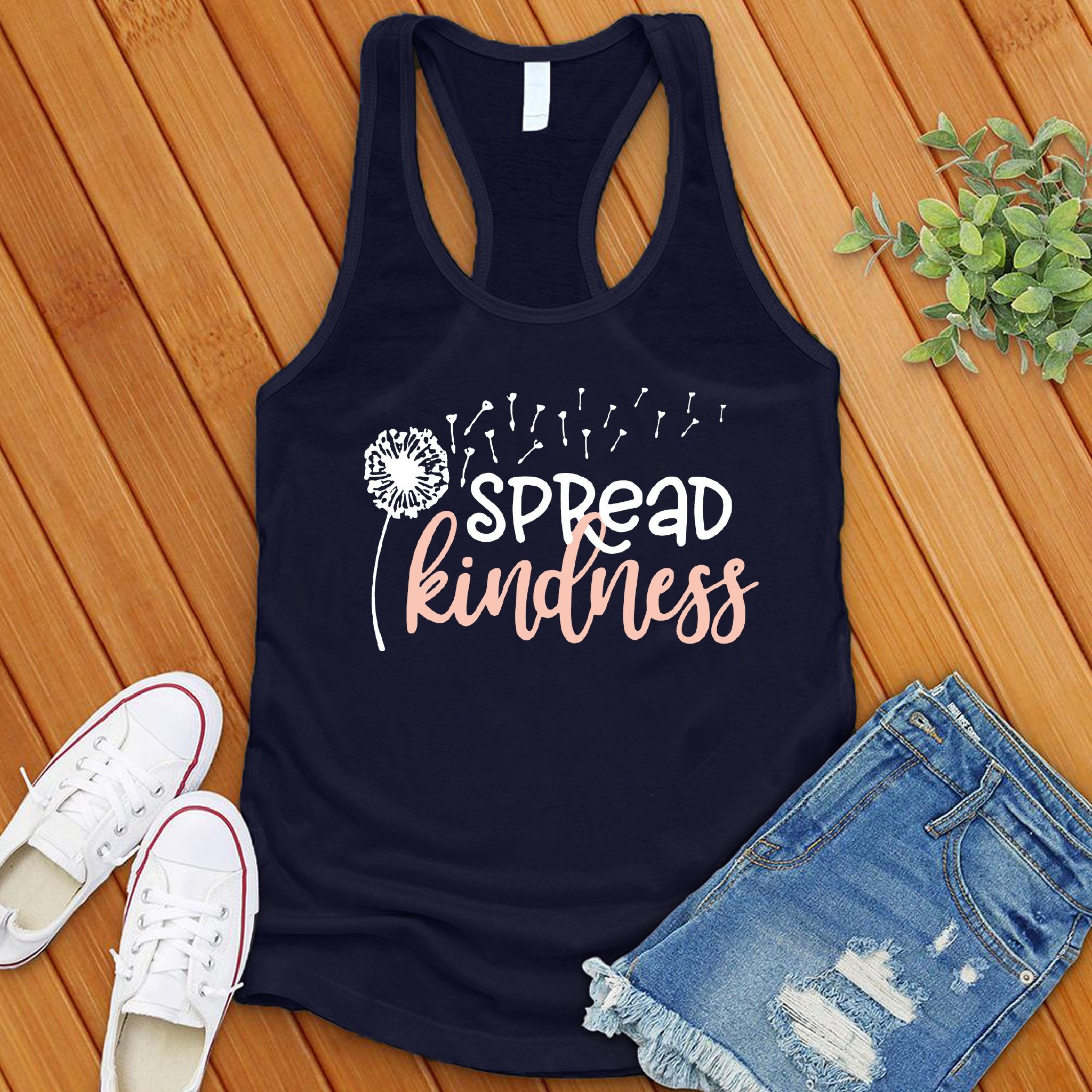 Spread Kindness Dandelion Women's Tank Top - Love Tees