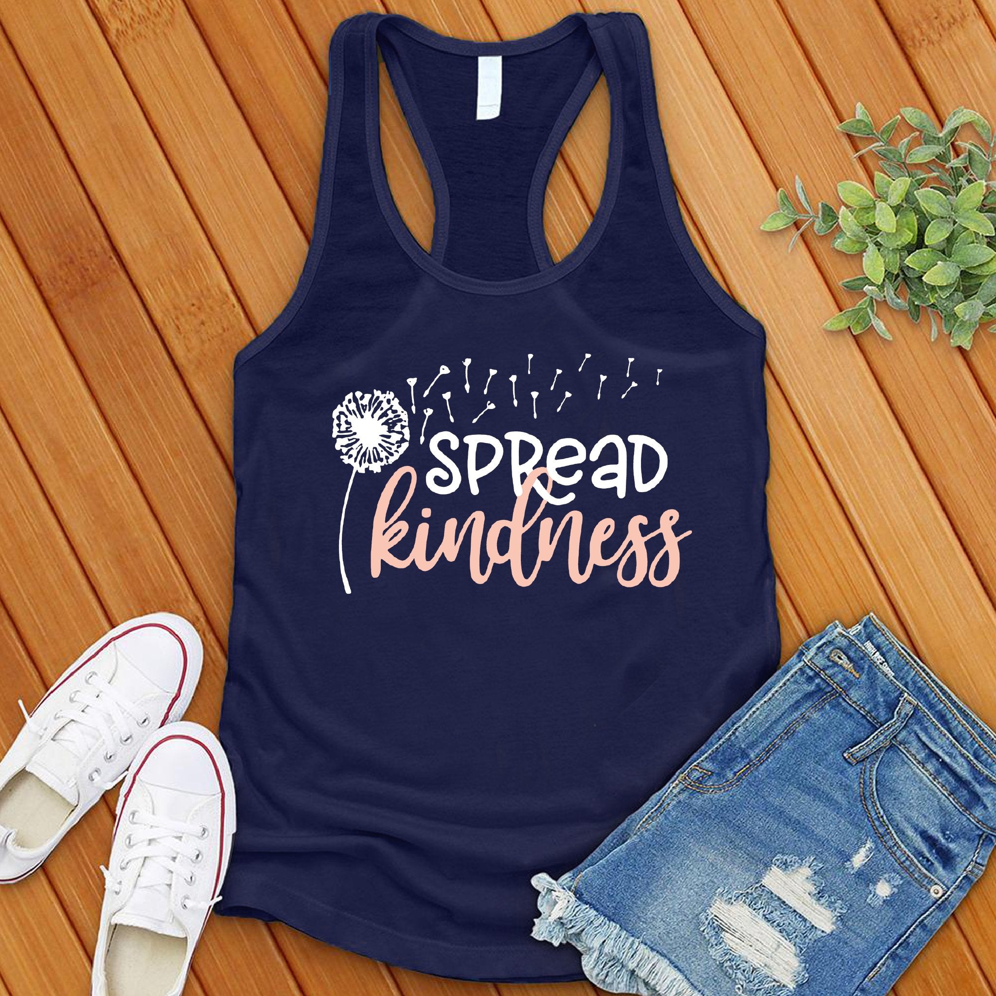 Spread Kindness Dandelion Women's Tank Top - Love Tees