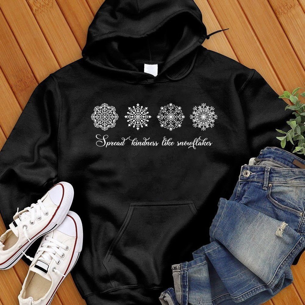 Spread Kindness Like Snowflakes Hoodie - Love Tees