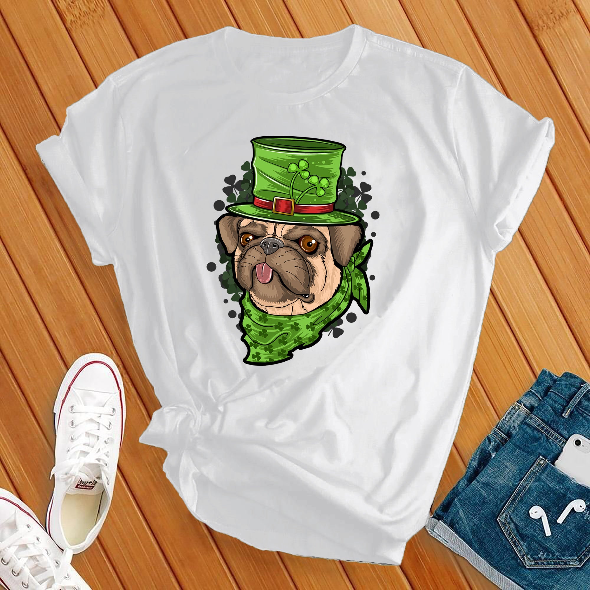 St. Patrick's Pug Tee - Love Tees