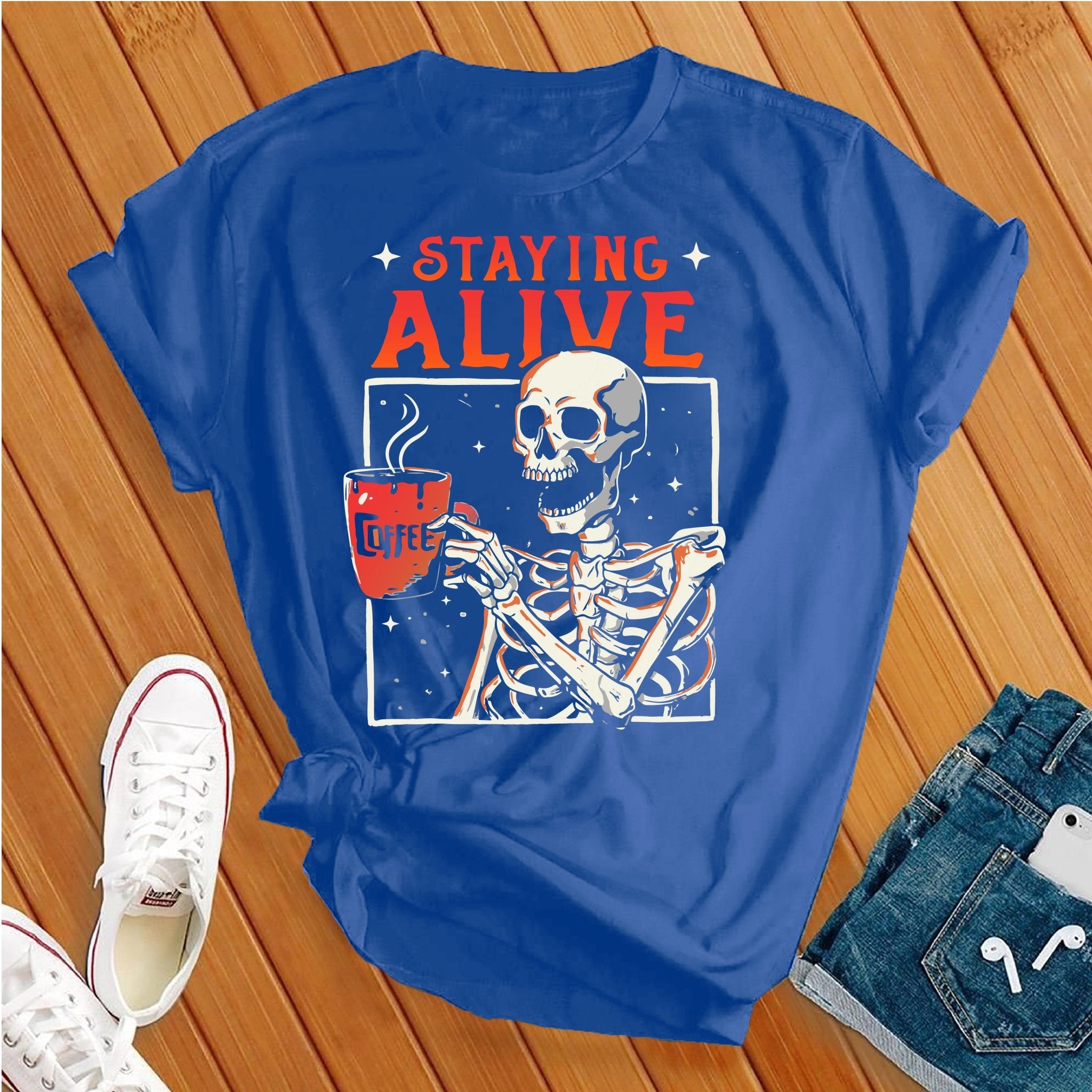 Staying Alive Halloween Tee - Love Tees