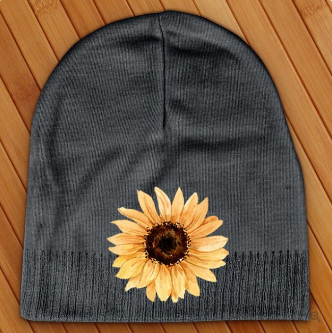 Sunflower Beanie - Love Tees