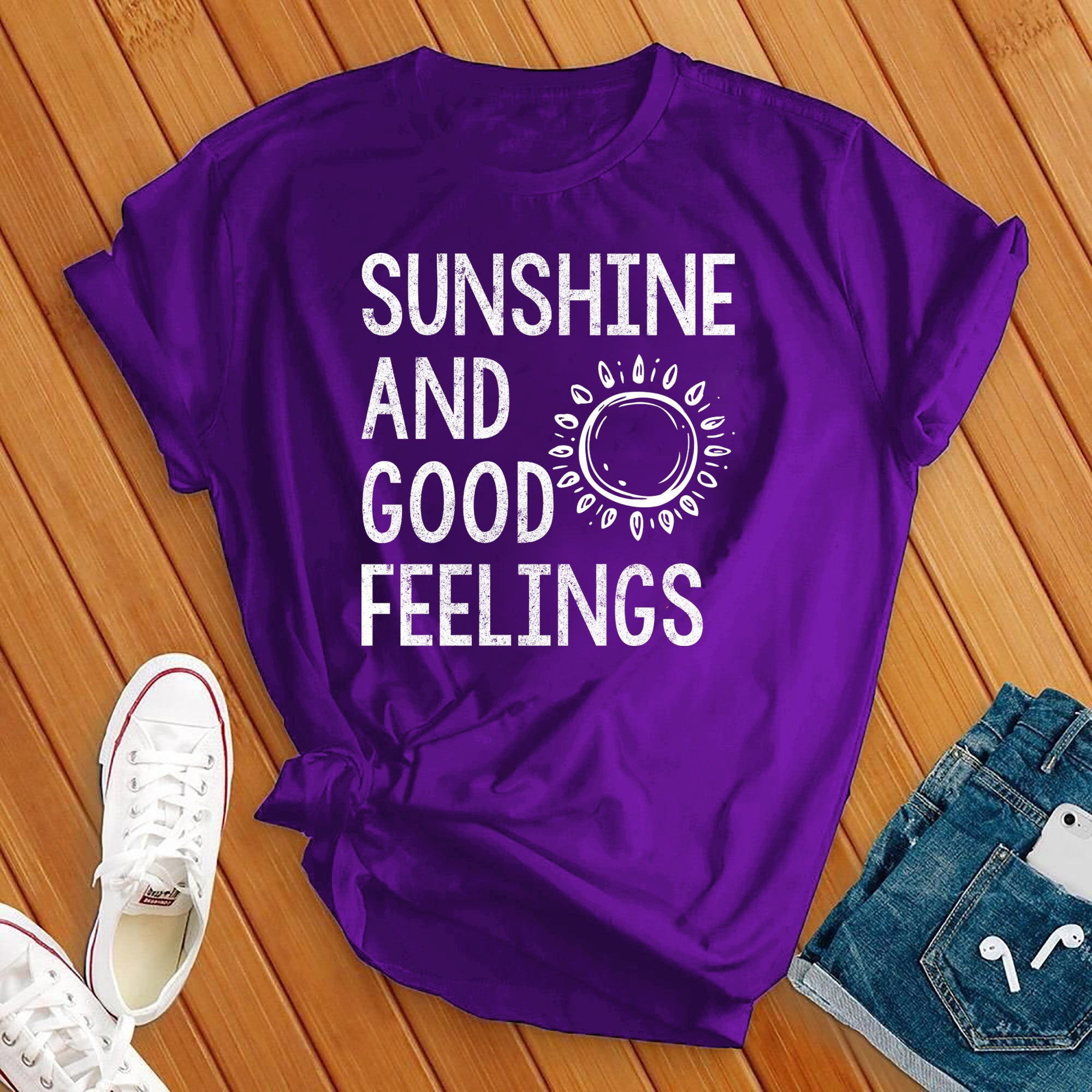 Sunshine and Good Feelings Tee - Love Tees