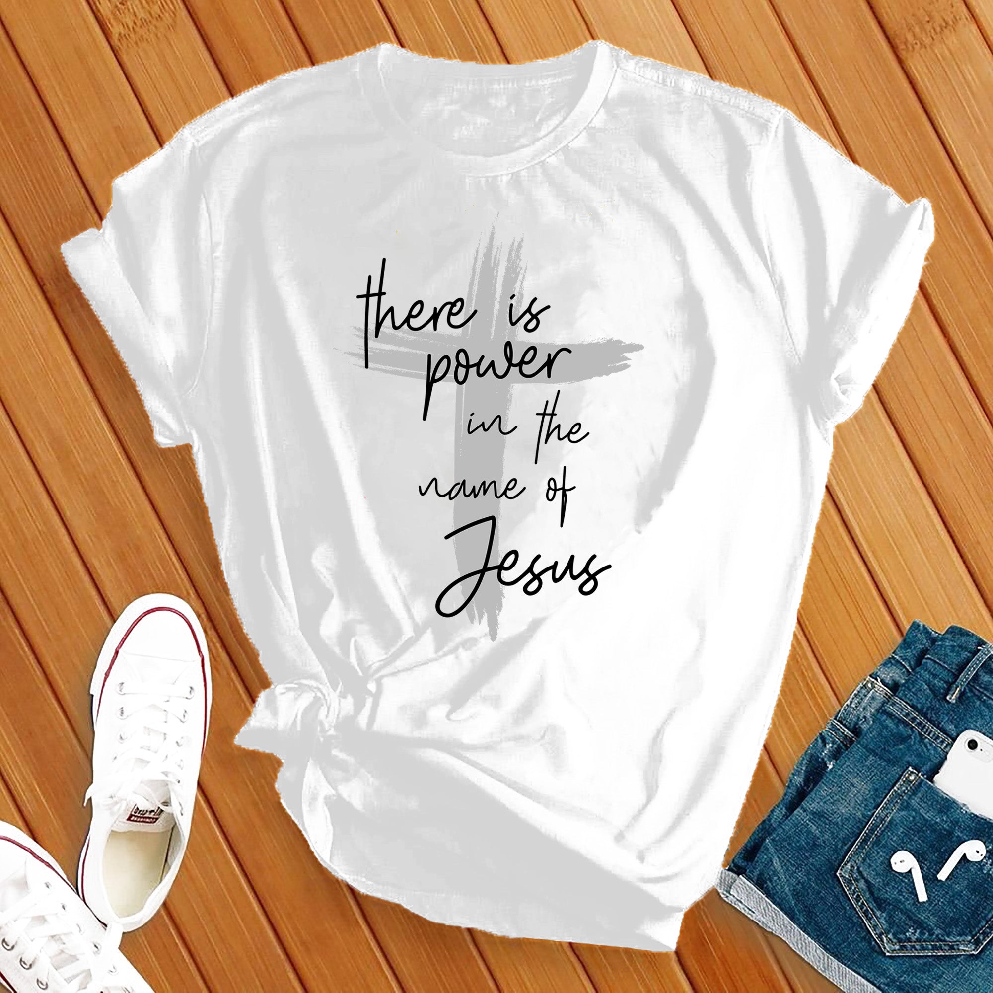 There Is Power in the Name of Jesus Tee - Love Tees