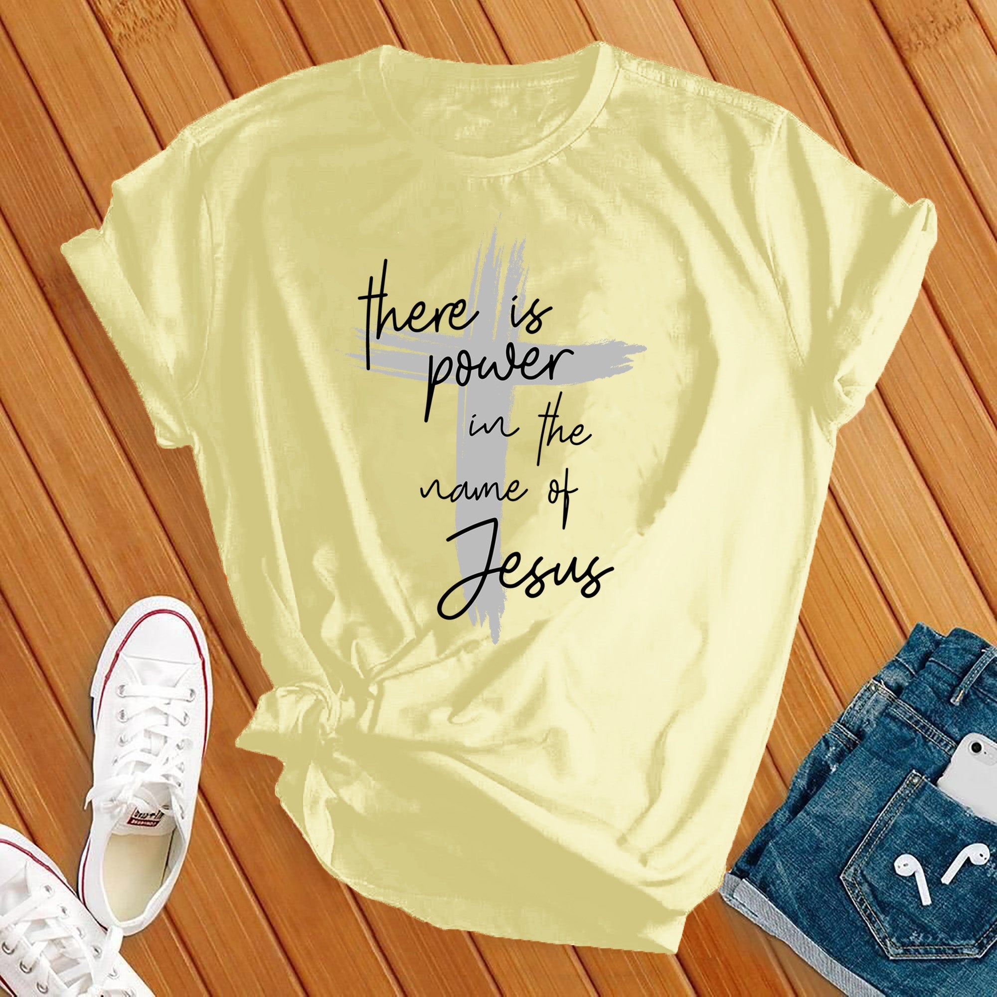 There Is Power in the Name of Jesus Tee - Love Tees