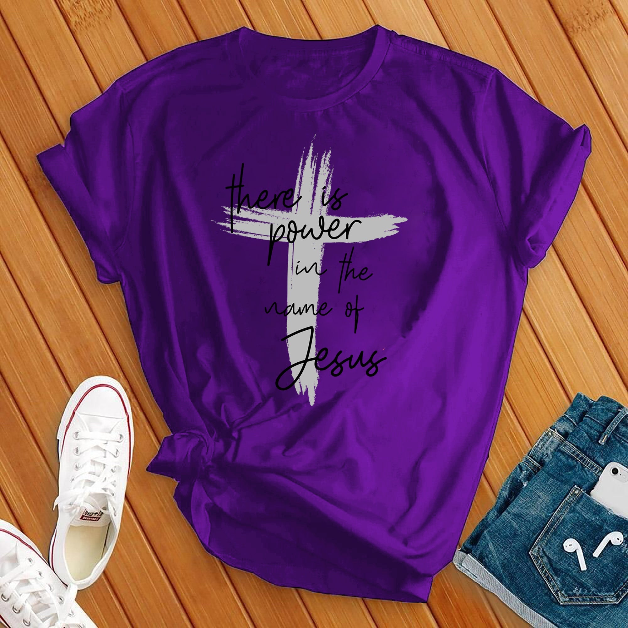 There Is Power in the Name of Jesus Tee - Love Tees