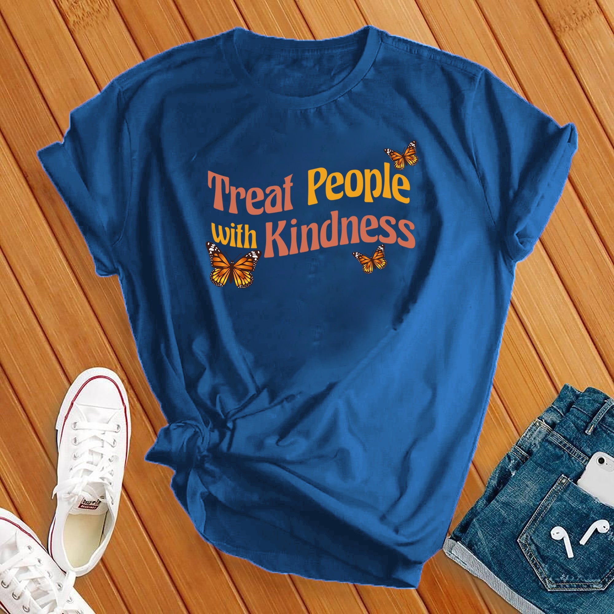 Treat People With Kindness Butterfly Tee - Love Tees