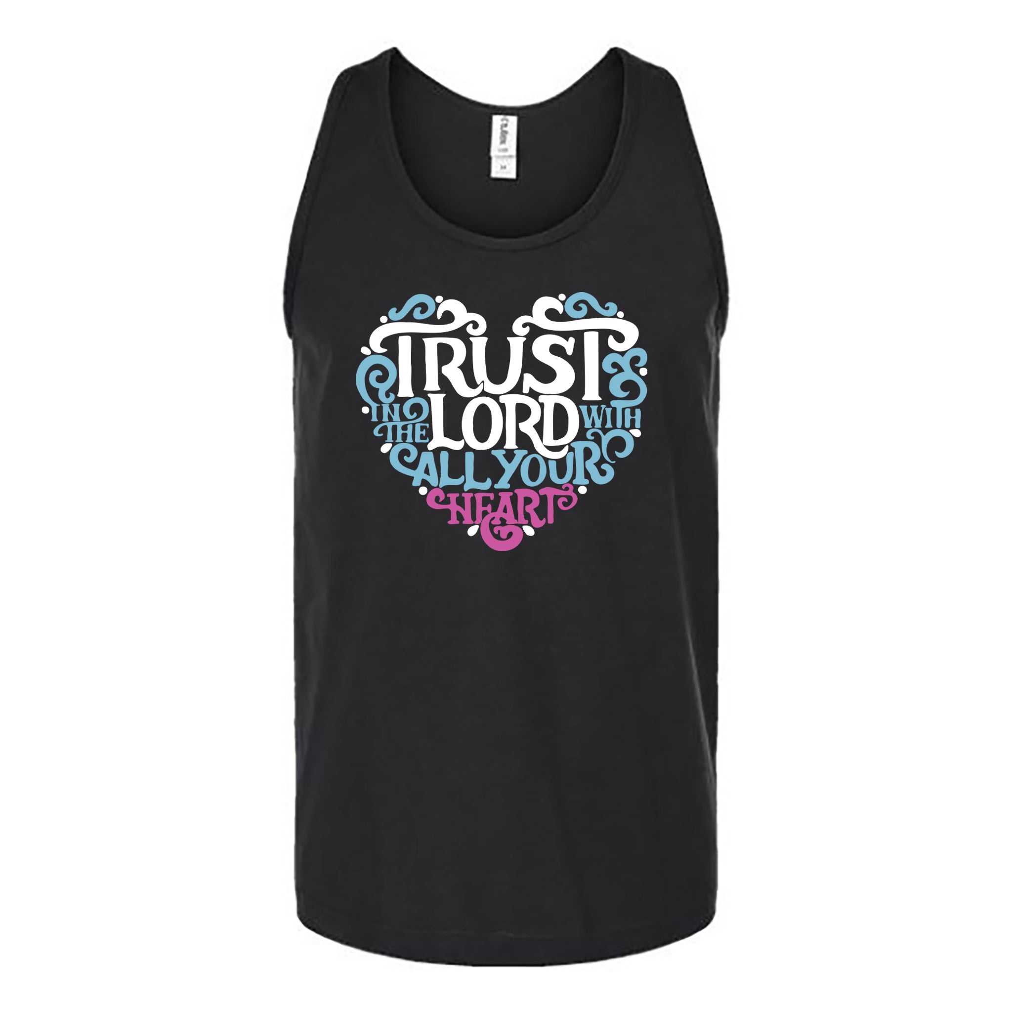 Trust In The Lord Heart Unisex Tank Top - Love Tees