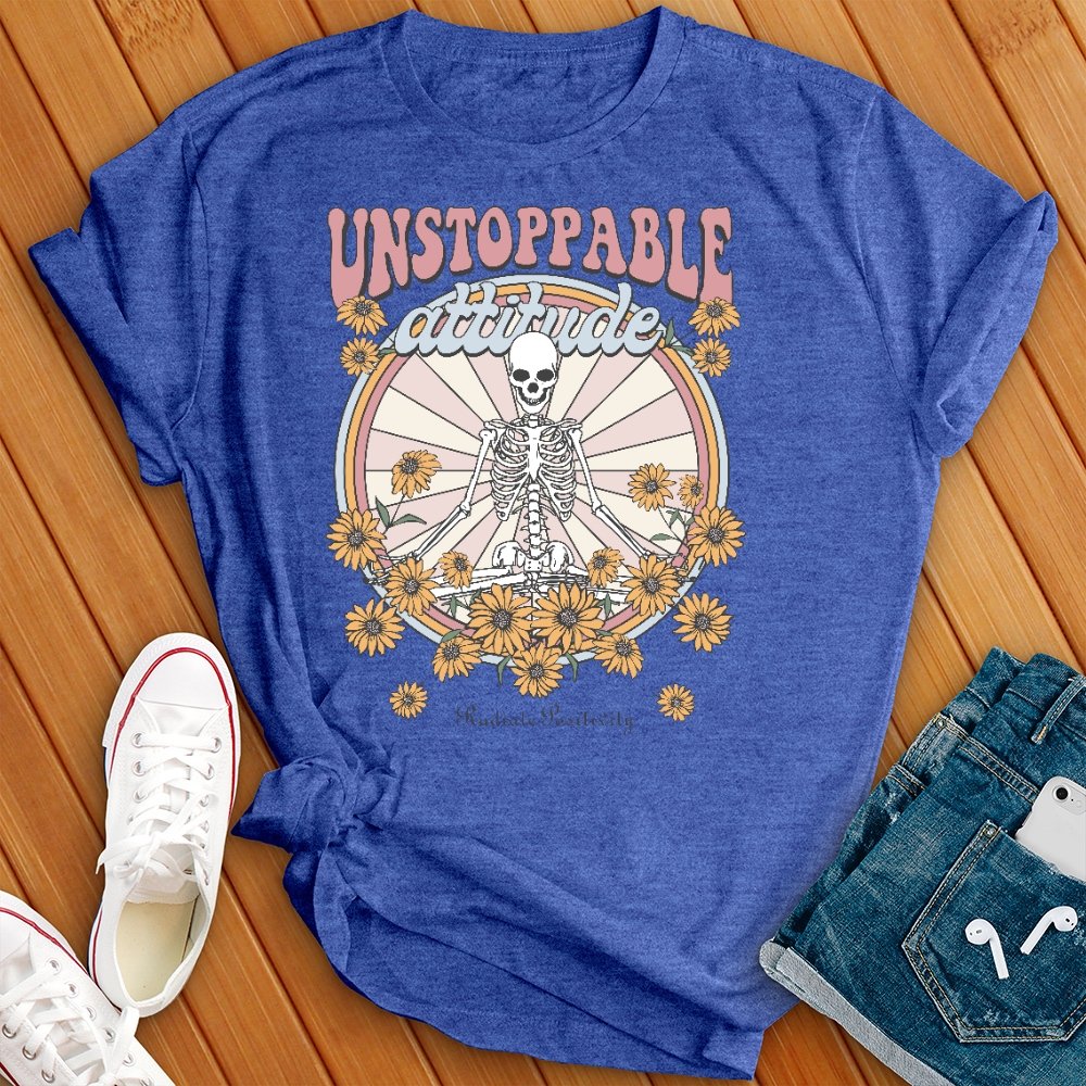 Unstoppable Attitude Floral T- Shirt - Love Tees