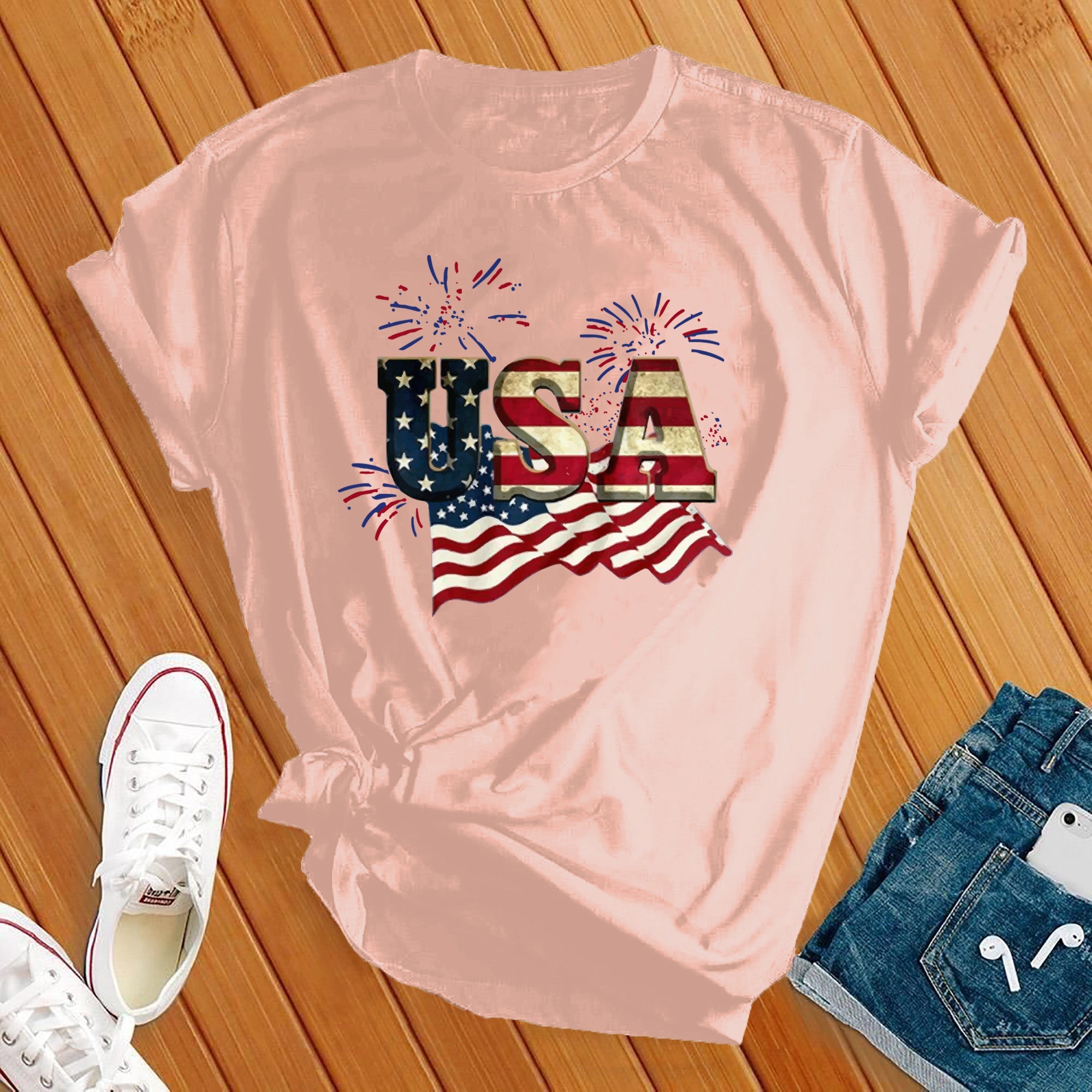 USA Flag American Pride Tee - Love Tees