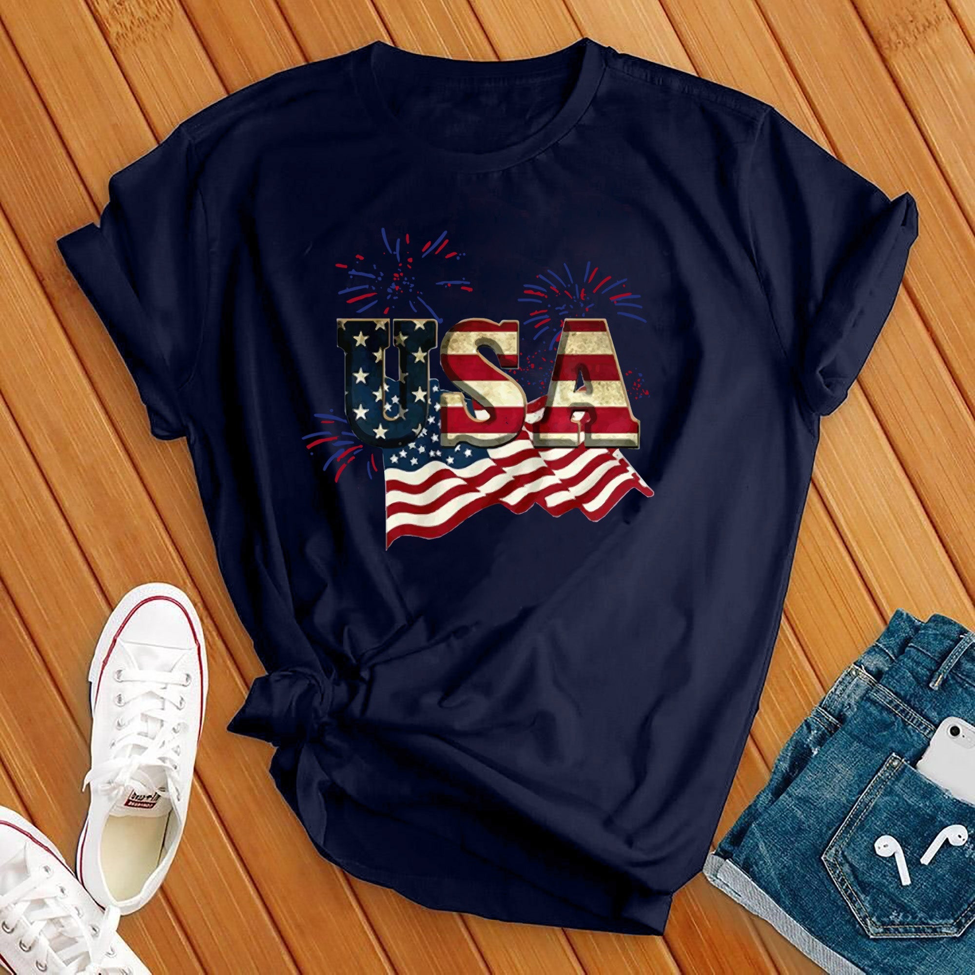 USA Flag American Pride Tee - Love Tees