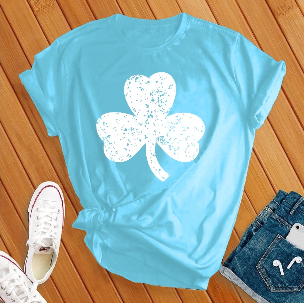 White Shamrock Tee - Love Tees